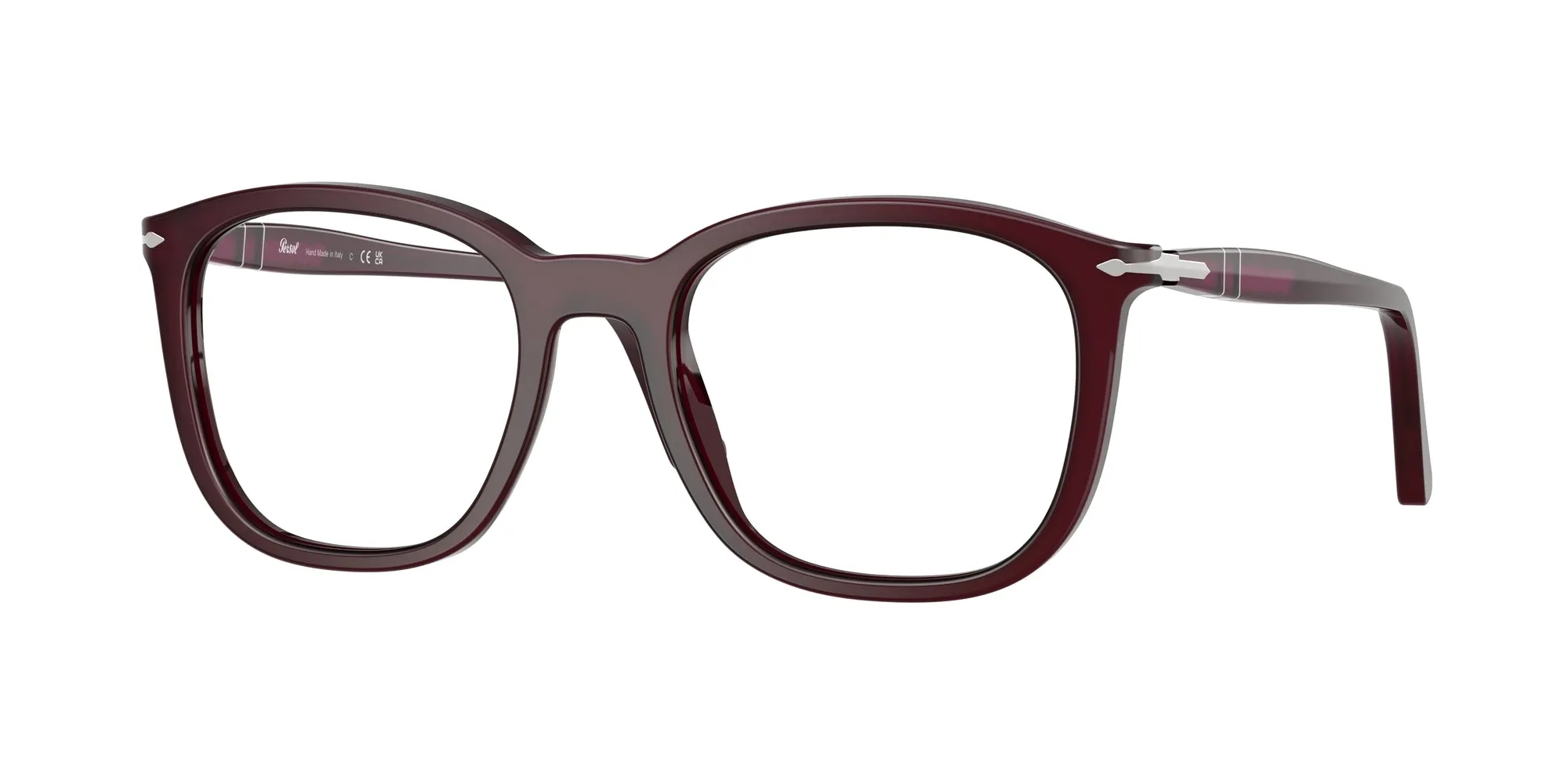 Persol PO3355V 1216 Montature da vista Acetato Bordeaux Pillow Normale - immagine 1