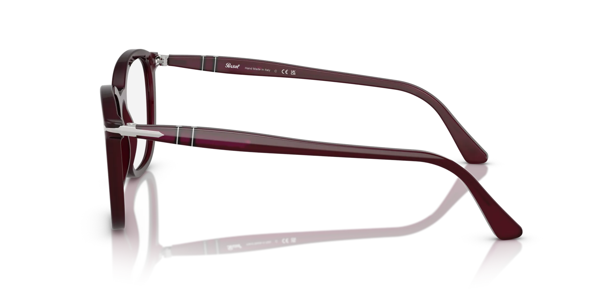 Persol PO3355V 1216 Montature da vista Acetato Bordeaux Pillow Normale - immagine 4