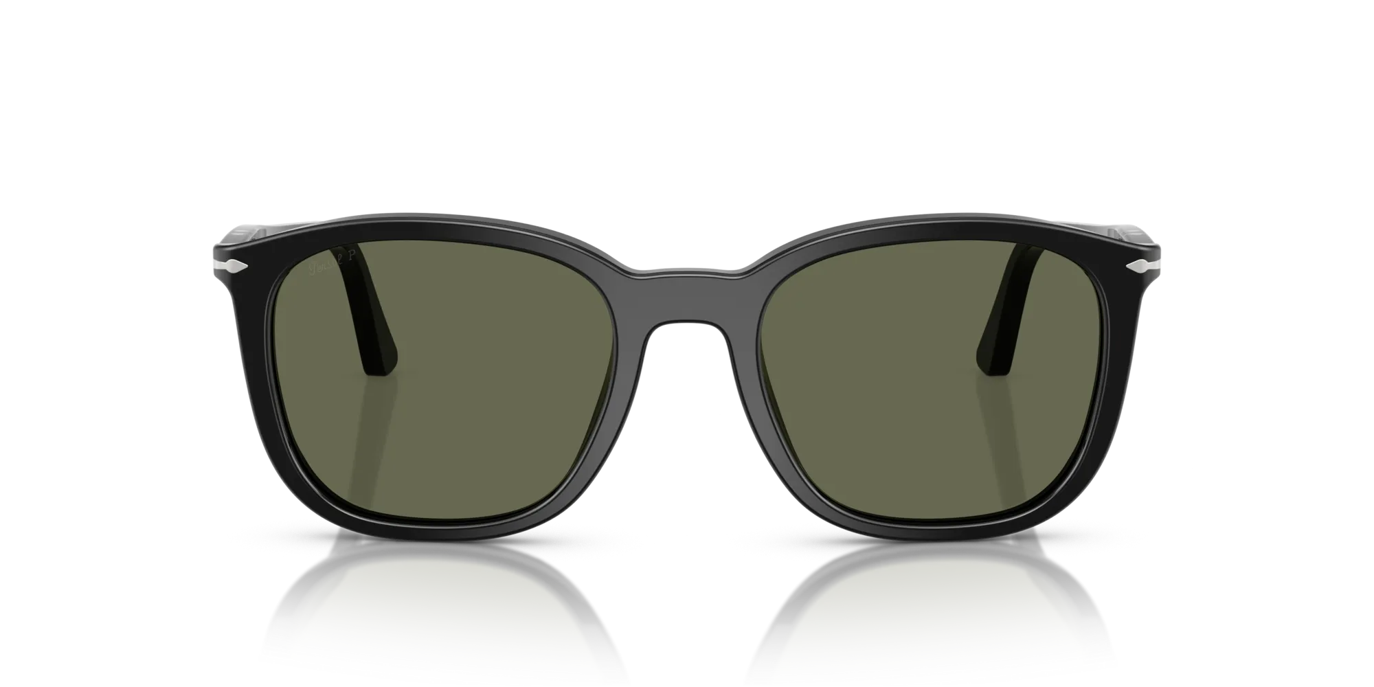 Persol PO3355S 95/58 Occhiali da sole Acetato Nero Verde Pillow Polarizzata - immagine 3