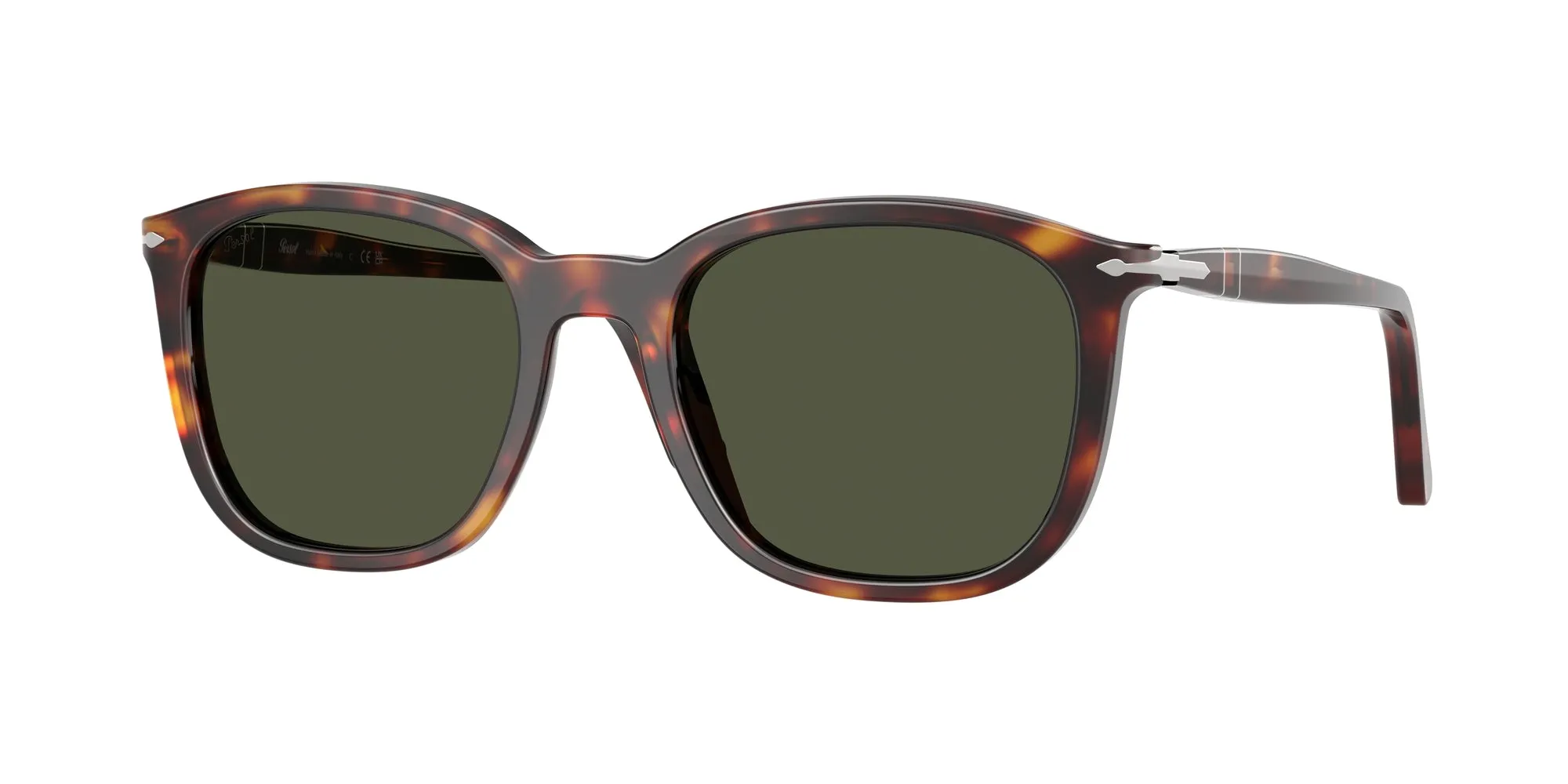 Persol PO3355S 24/31 Occhiali da sole Acetato Tartaruga Verde Pillow Normale - immagine 1