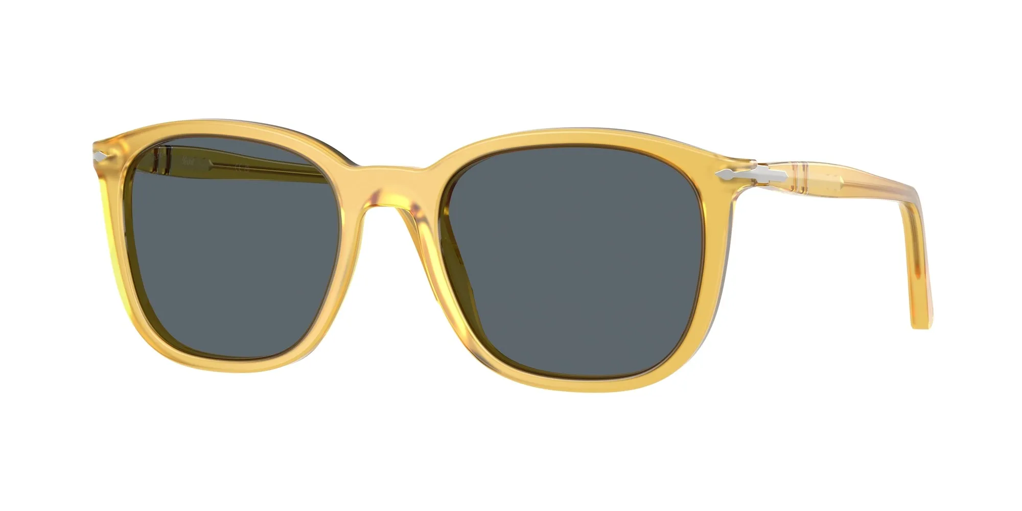 Persol PO3355S 204/R5 Occhiali da sole Acetato Giallo Blu Pillow Normale - immagine 1