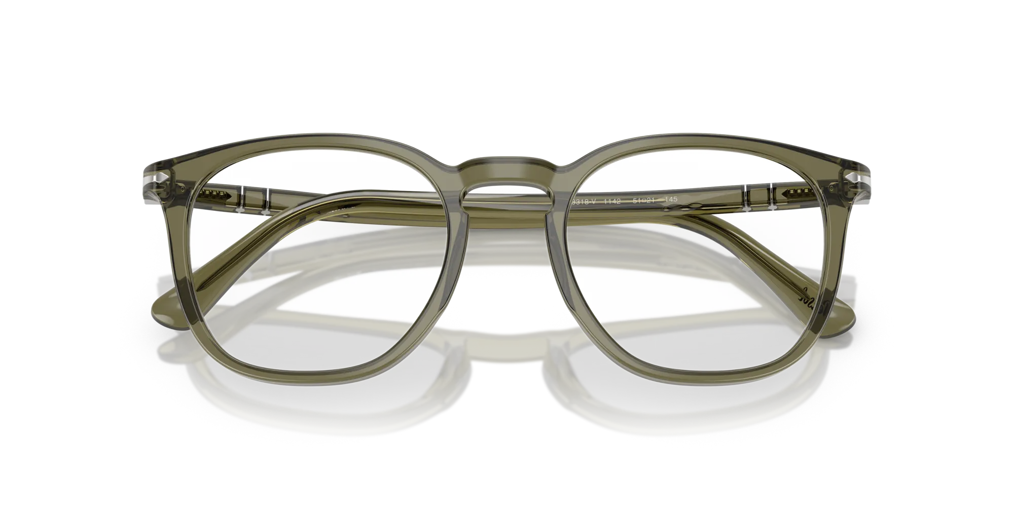 Persol PO3318V 1142 Montature da vista Acetato Verde Pantos Normale - immagine 2