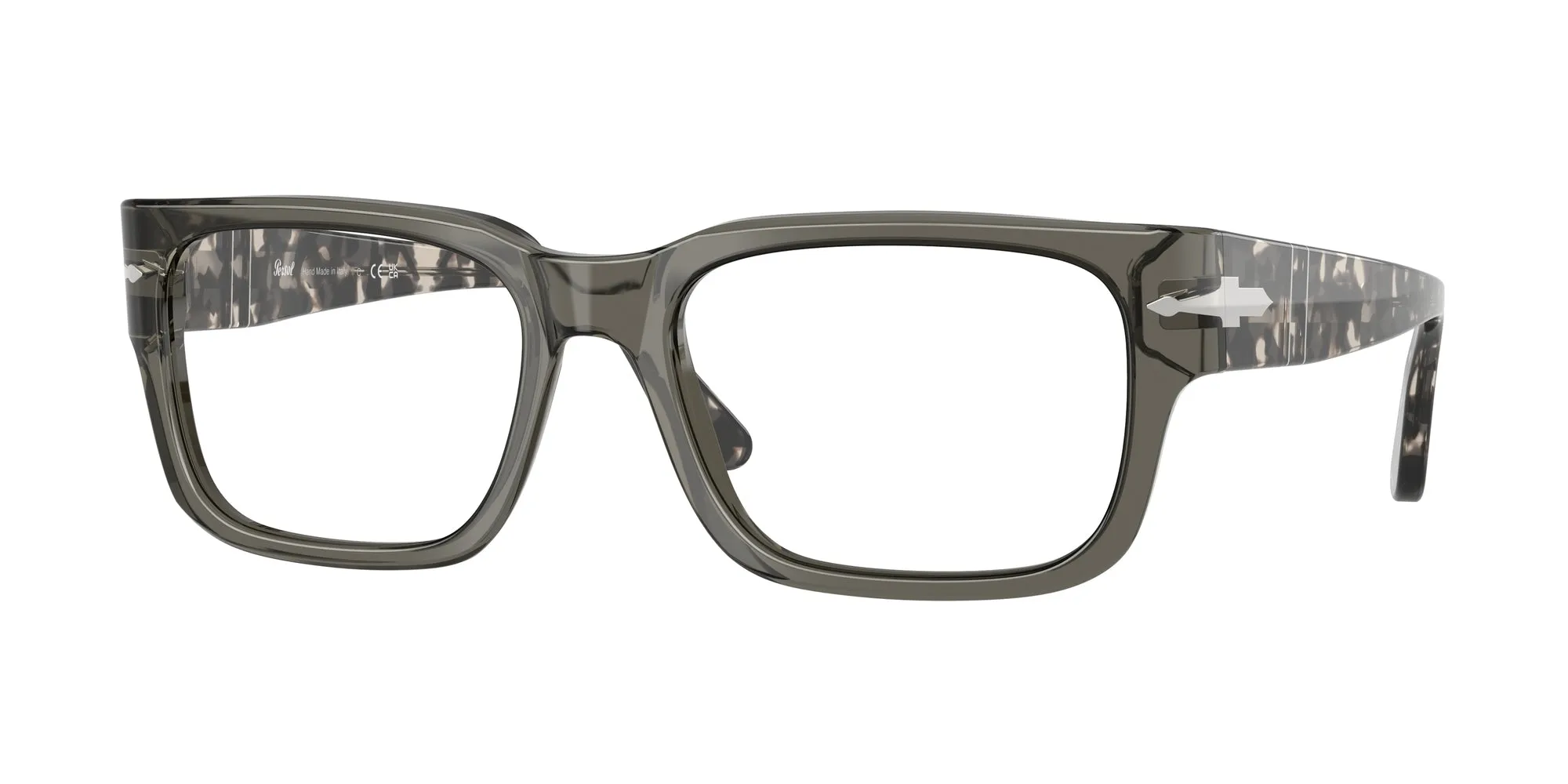 Persol PO3315V 1219 Montature da vista Acetato Grigio Squadrata Normale - immagine 1
