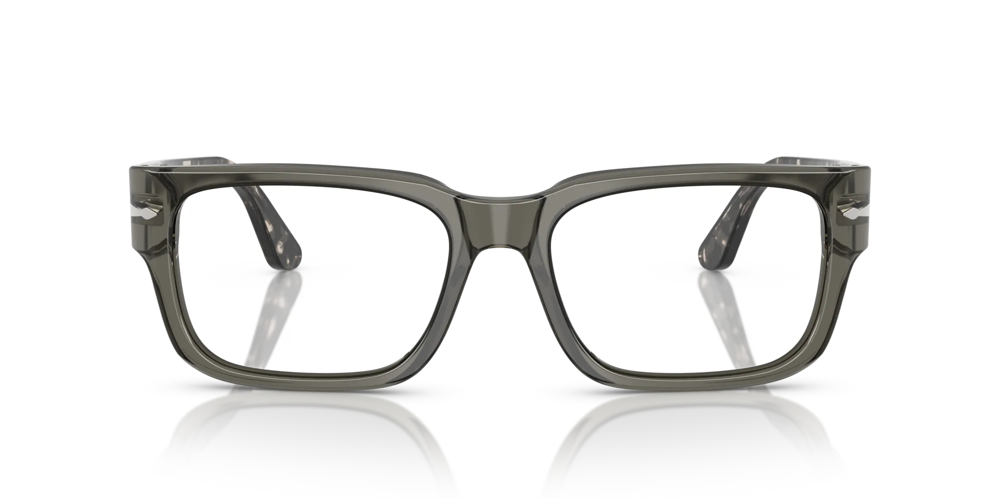 Persol PO3315V 1219 Montature da vista Acetato Grigio Squadrata Normale - immagine 3