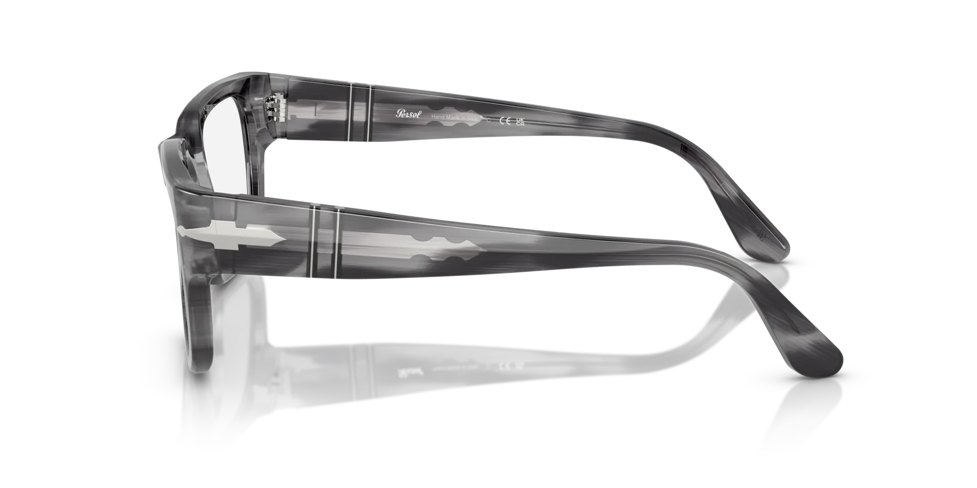 Persol PO3315V 1192 Montature da vista Acetato Grigio Squadrata Normale - immagine 4