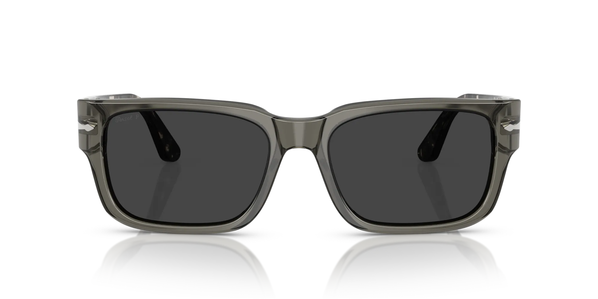 Persol PO3315S 121948 Occhiali da sole Acetato Grigio Grigio Squadrata Polarizzata - immagine 3