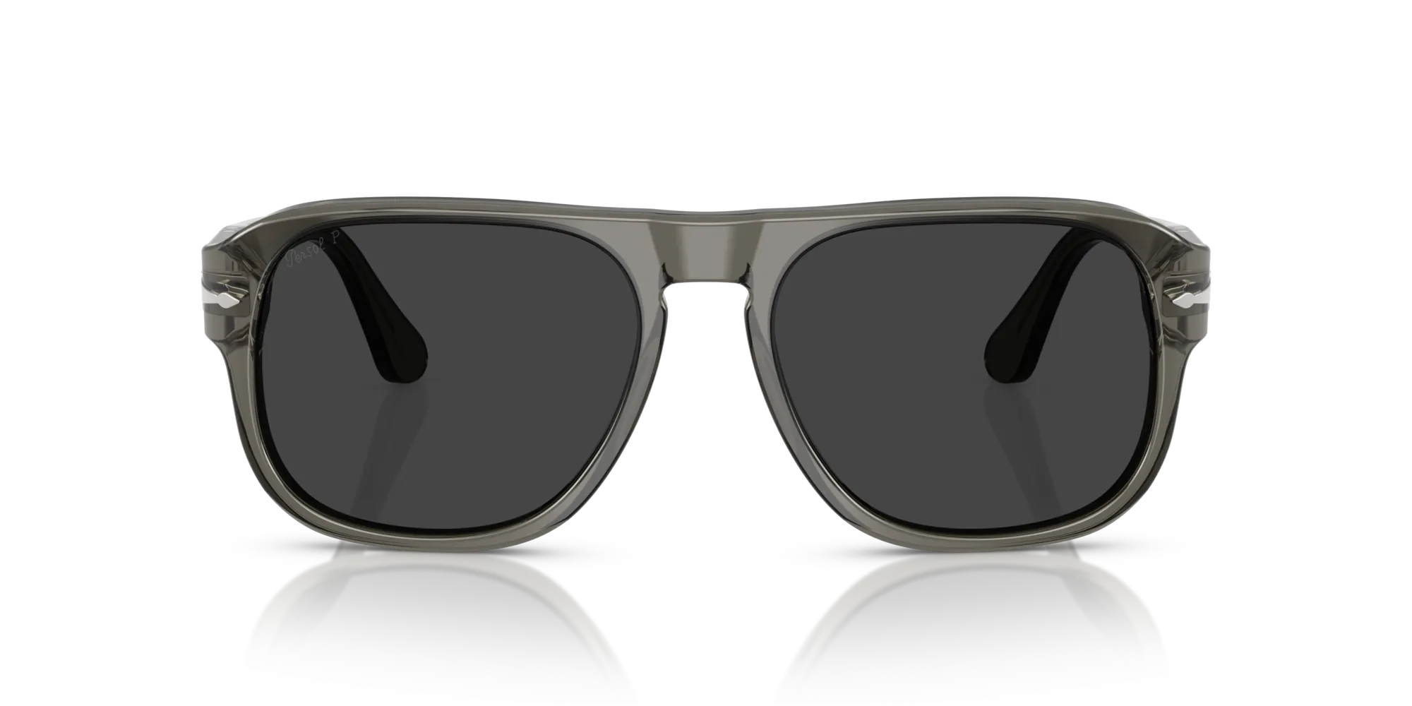 Persol PO3310S JEAN 110348 Occhiali da sole Acetato Grigio Grigio Squadrata Polarizzata - immagine 3