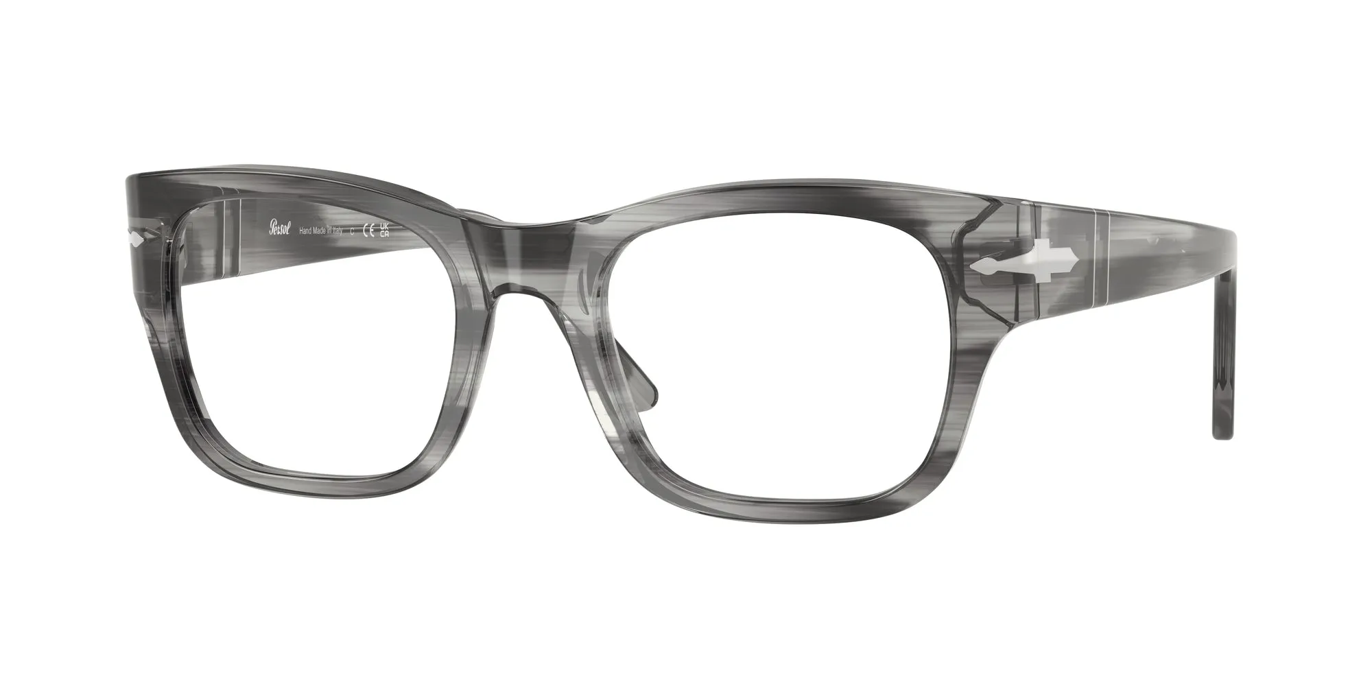 Persol PO3297V 1192 Montature da vista Acetato Grigio Squadrata Normale - immagine 1