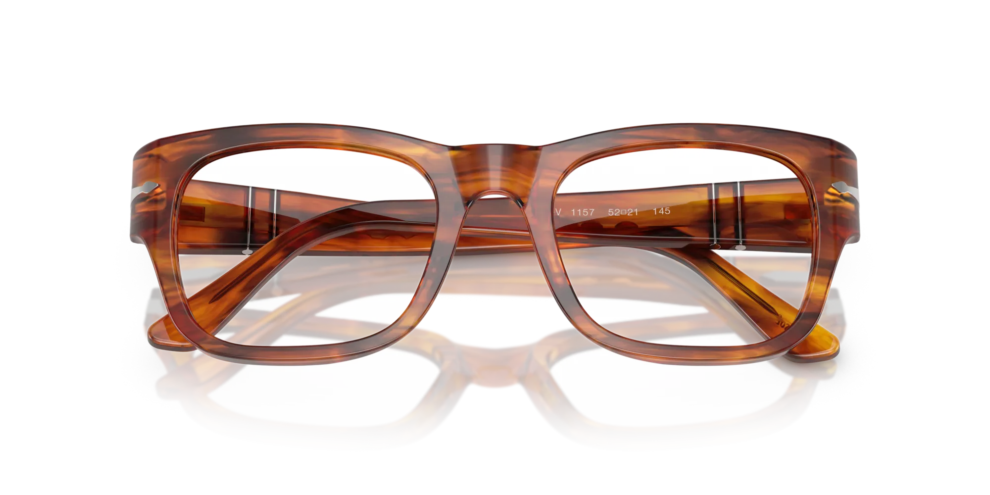 Persol PO3297V 1157 Montature da vista Acetato Tartaruga Squadrata Normale - immagine 2