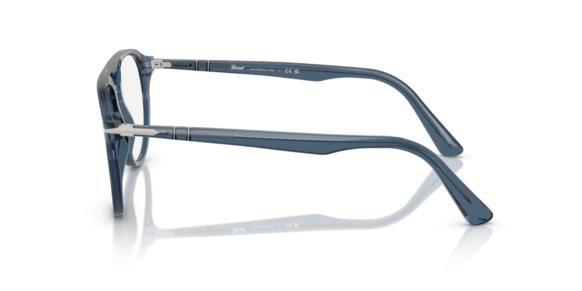 Persol PO3160V 1197 Montature da vista Acetato Blu Pilot Normale - immagine 4