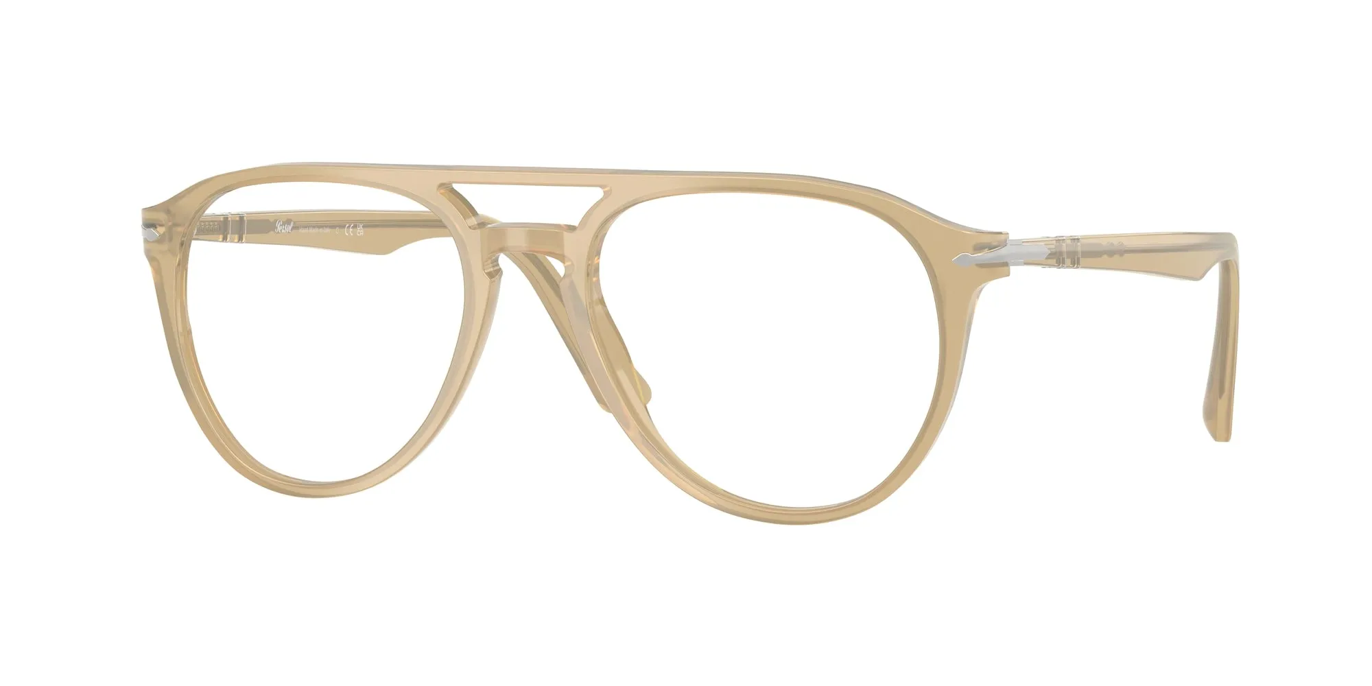 Persol PO3160V 1169 Montature da vista Acetato Marrone Pilot Normale - immagine 1