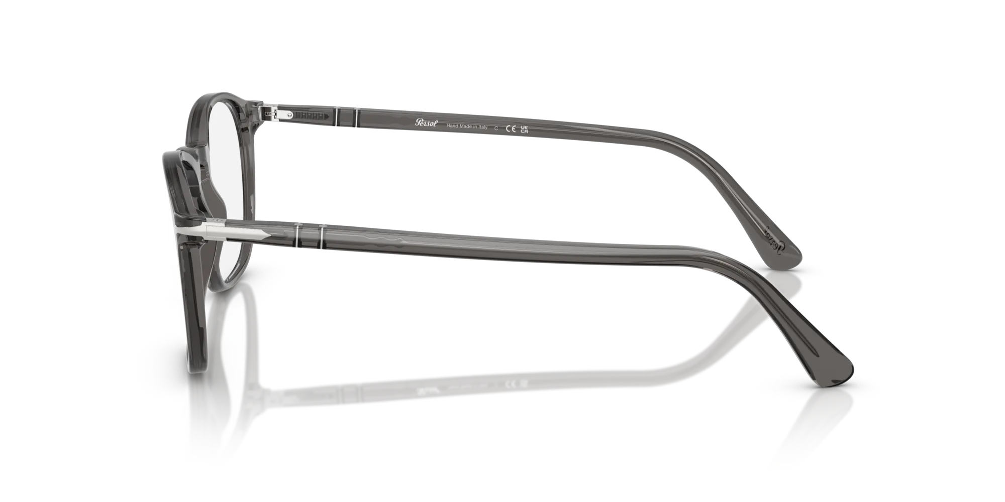 Persol PO3007VM 1196 Montature da vista Acetato Grigio Squadrata Normale - immagine 4