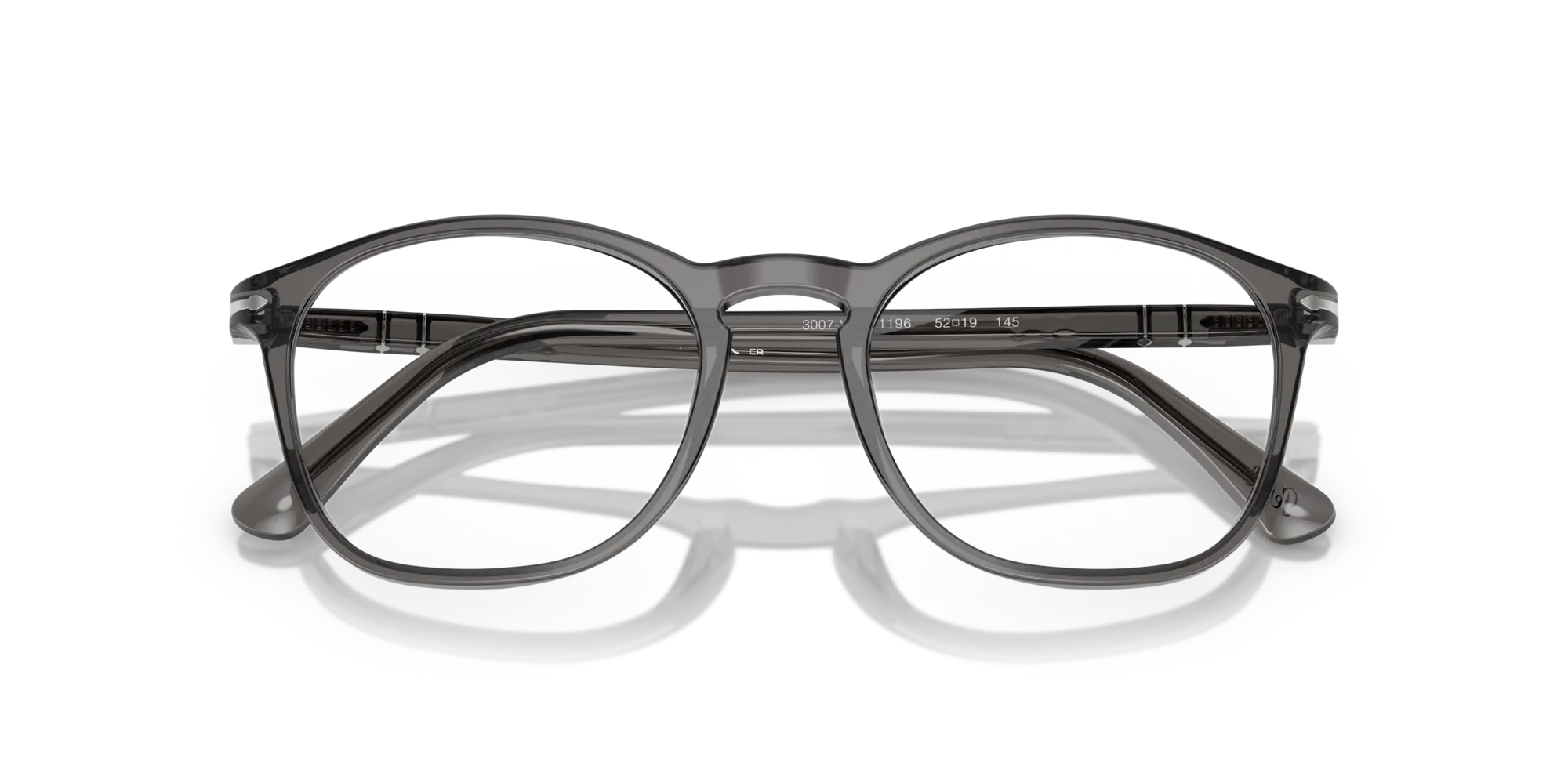Persol PO3007VM 1196 Montature da vista Acetato Grigio Squadrata Normale - immagine 2