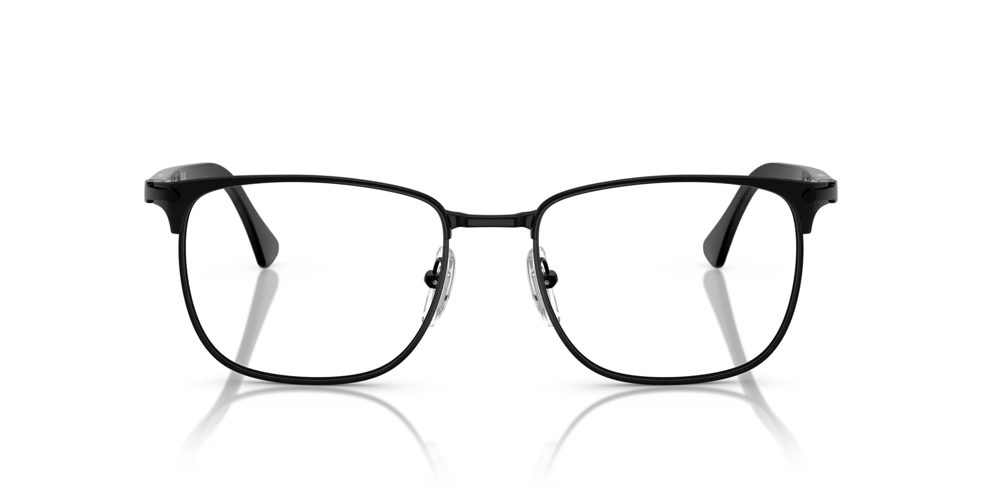 Persol PO1021V 1078 Montature da vista Metallo Nero Squadrata Normale - immagine 3