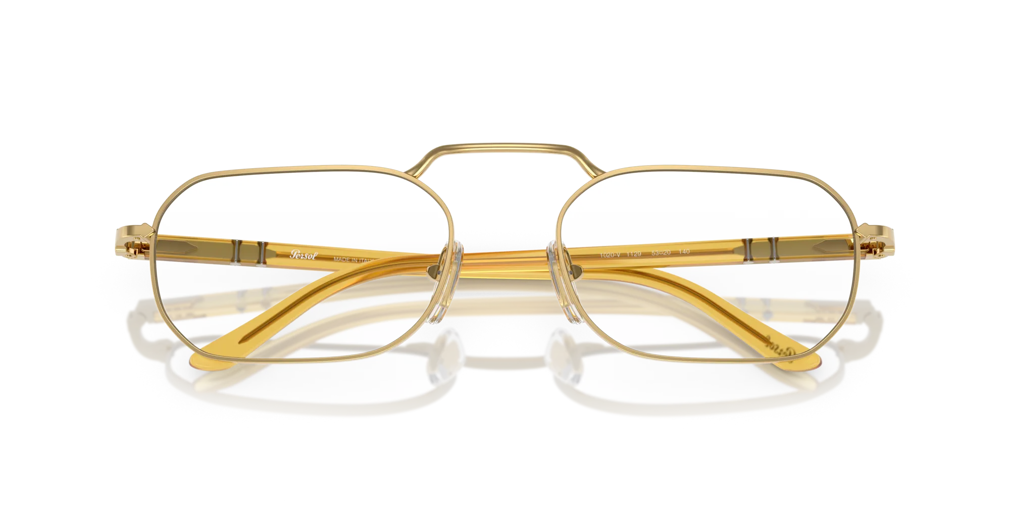Persol PO1020V 1129 Montature da vista Metallo Oro Squadrata Normale - immagine 2