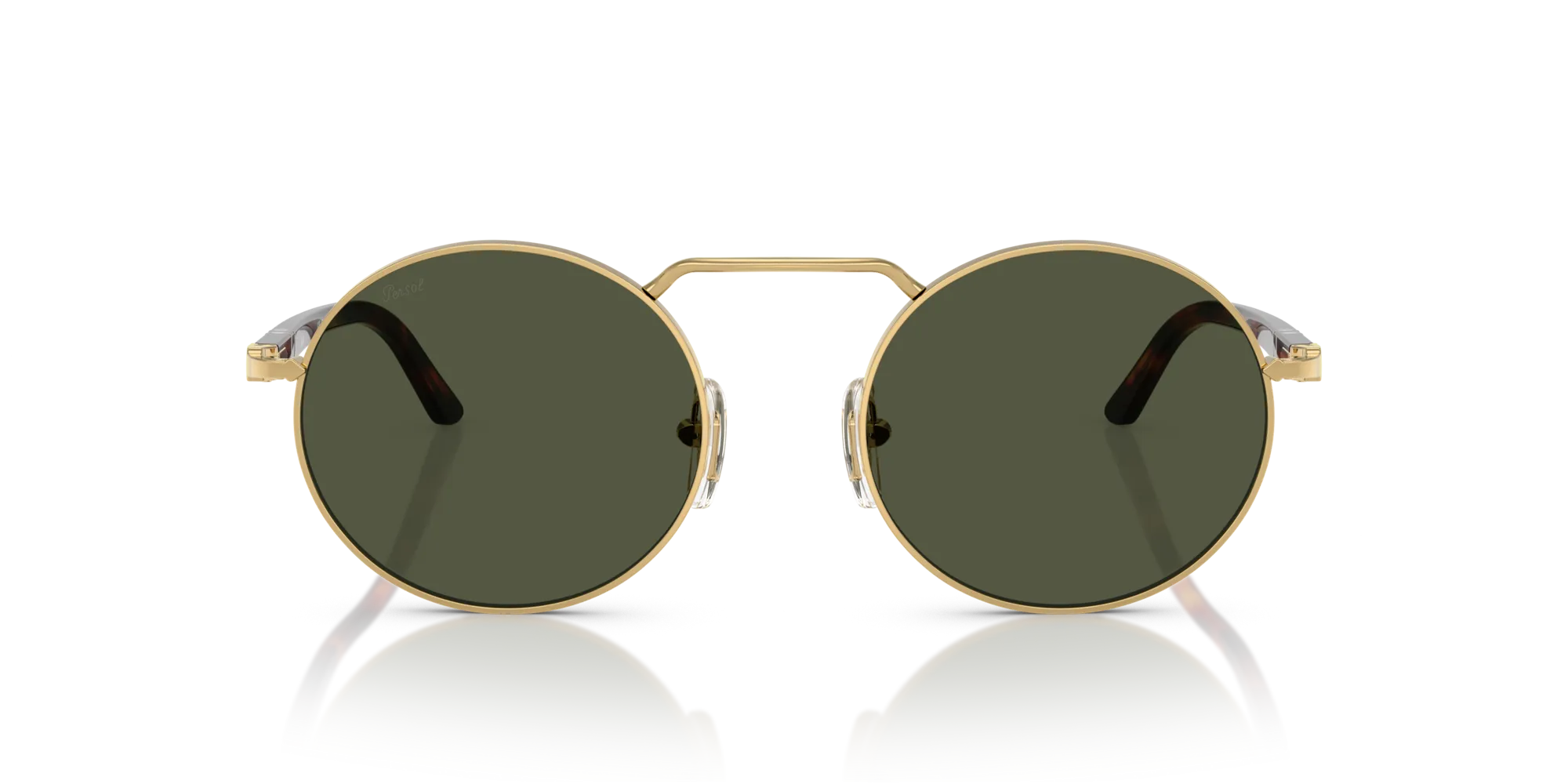 Persol PO1019S 515/31 Occhiali da sole Metallo Oro Verde Squadrata Normale - immagine 3