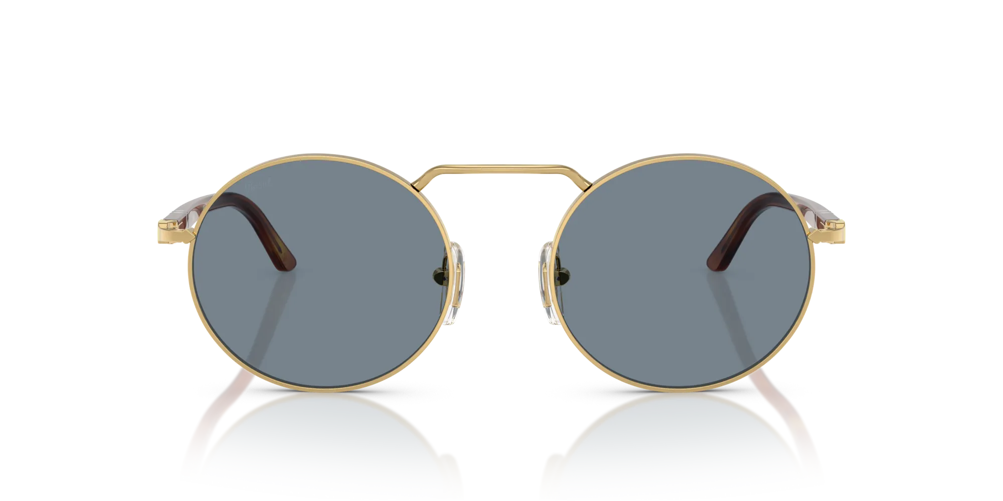 Persol PO1019S 113256 Occhiali da sole Metallo Oro Blu Squadrata Normale - immagine 3