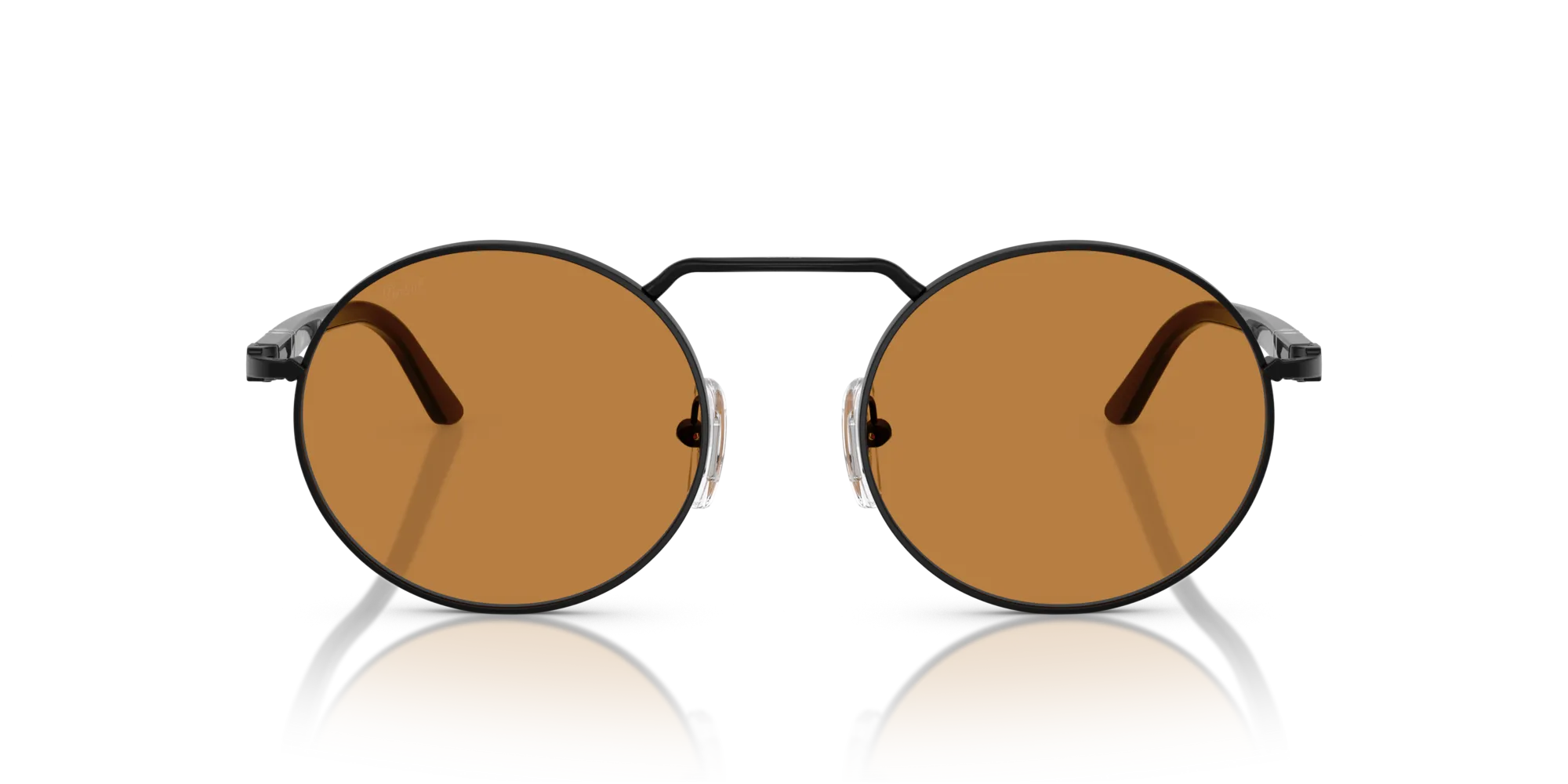 Persol PO1019S 107853 Occhiali da sole Metallo Nero Giallo Squadrata Normale - immagine 3
