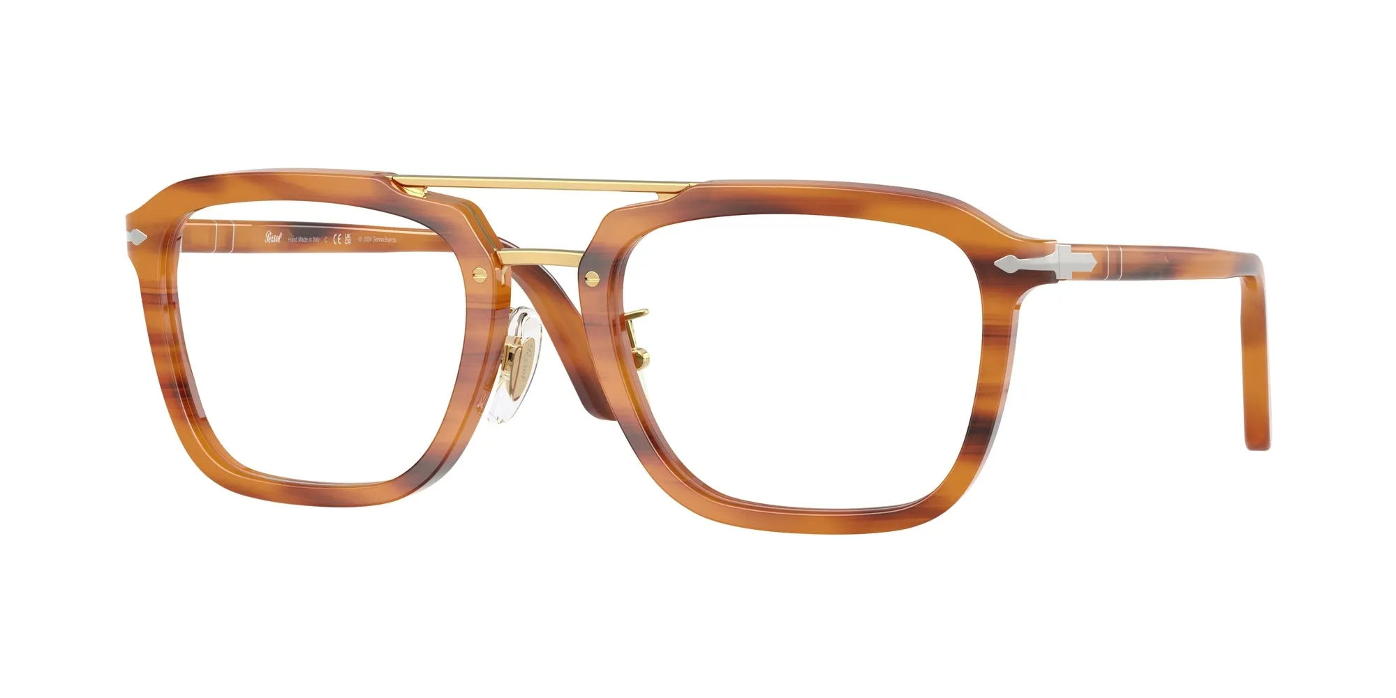 Persol PO0204V 960 Montature da vista Acetato Tartaruga Squadrata Normale - immagine 1