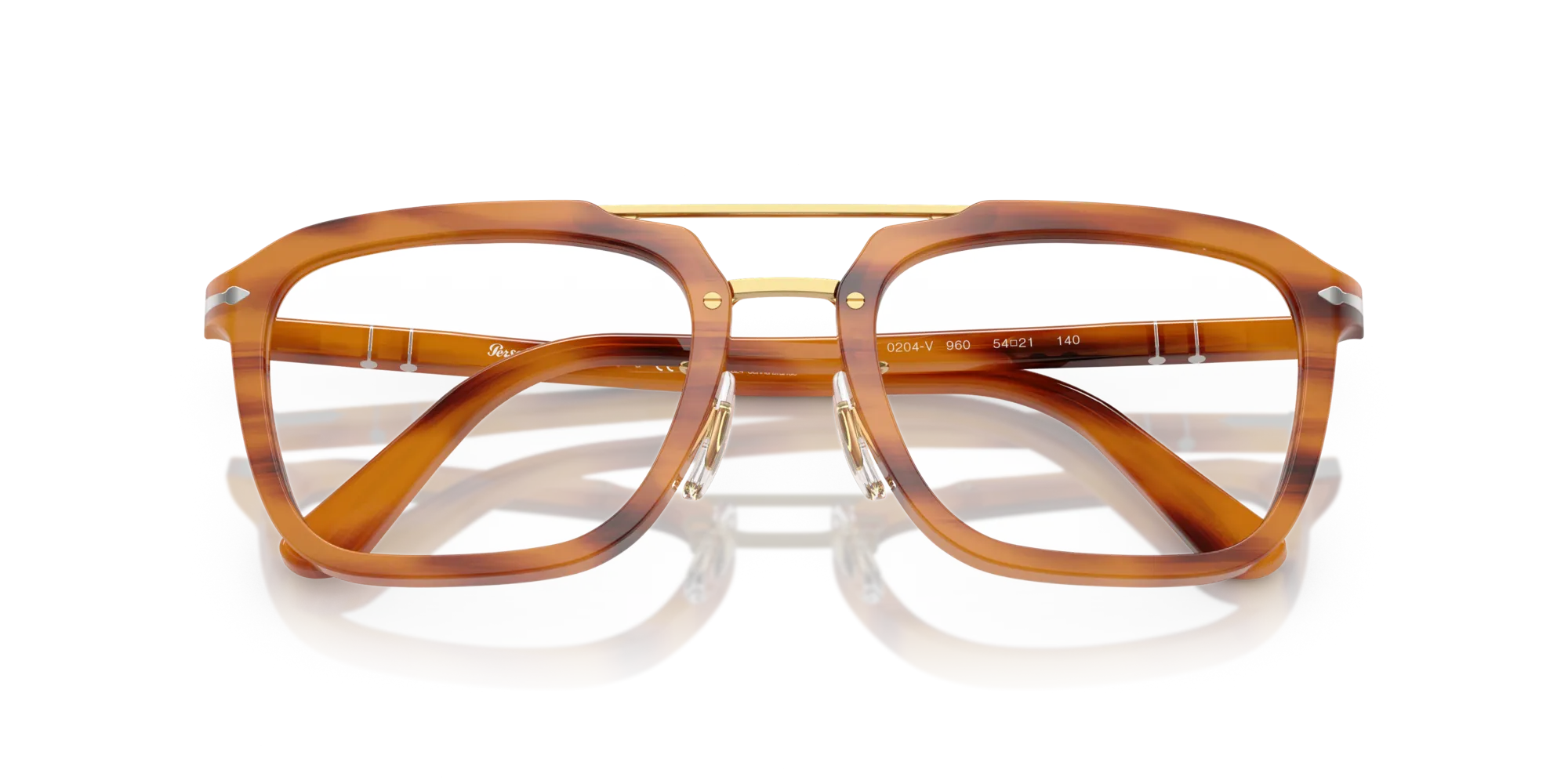 Persol PO0204V 960 Montature da vista Acetato Tartaruga Squadrata Normale - immagine 2