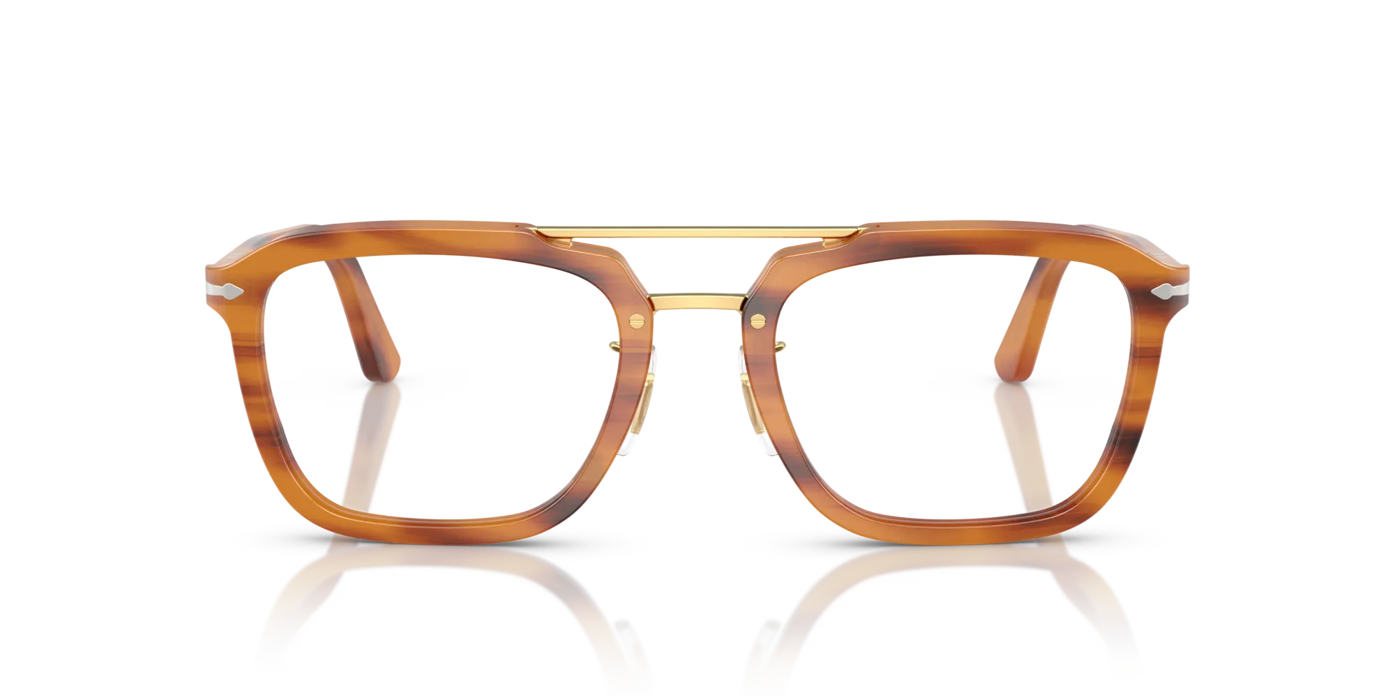 Persol PO0204V 960 Montature da vista Acetato Tartaruga Squadrata Normale - immagine 3