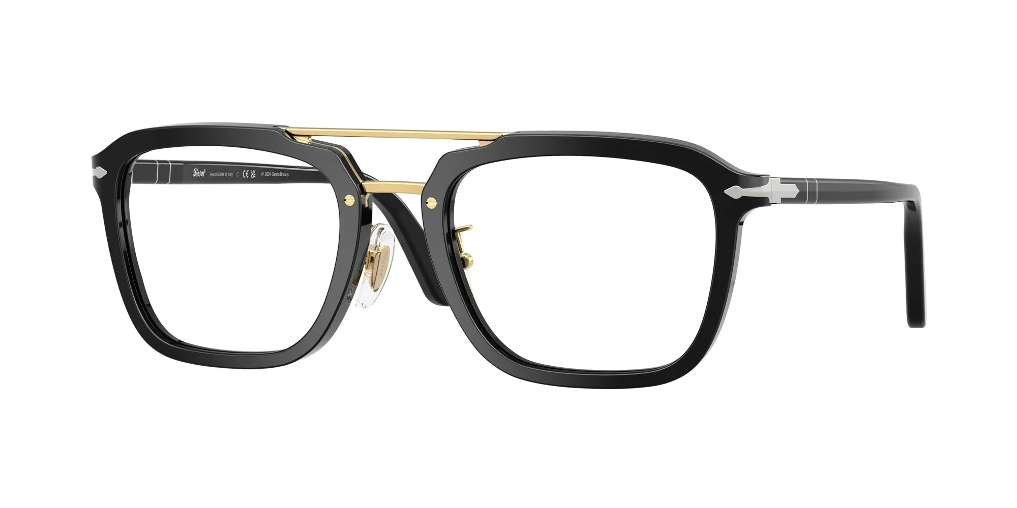 Persol PO0204V 95 Montature da vista Acetato Nero Squadrata Normale - immagine 1