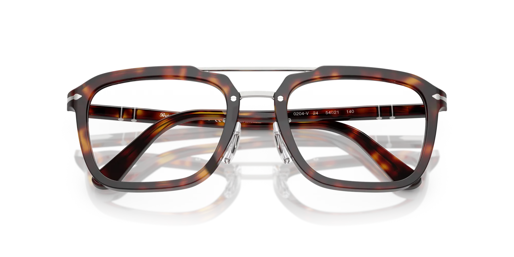 Persol PO0204V 24 Montature da vista Acetato Tartaruga Squadrata Normale - immagine 2