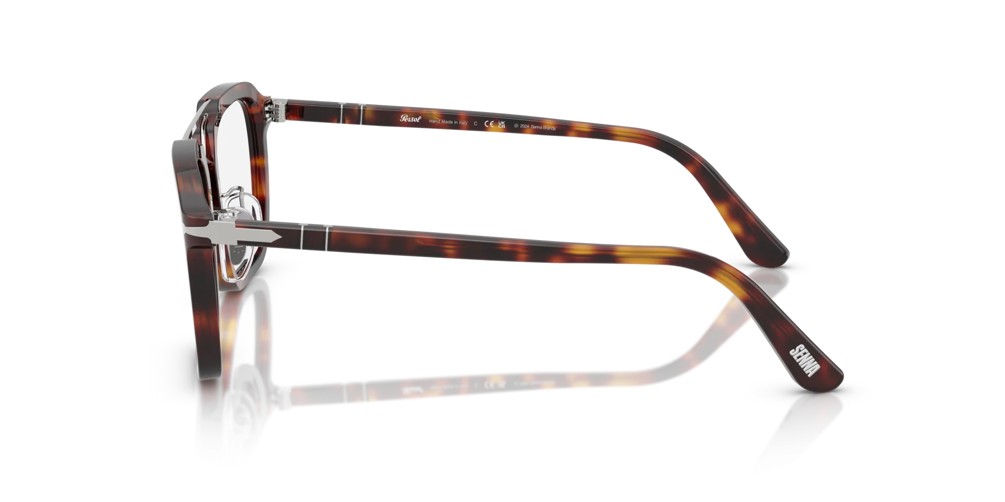 Persol PO0204V 24 Montature da vista Acetato Tartaruga Squadrata Normale - immagine 4