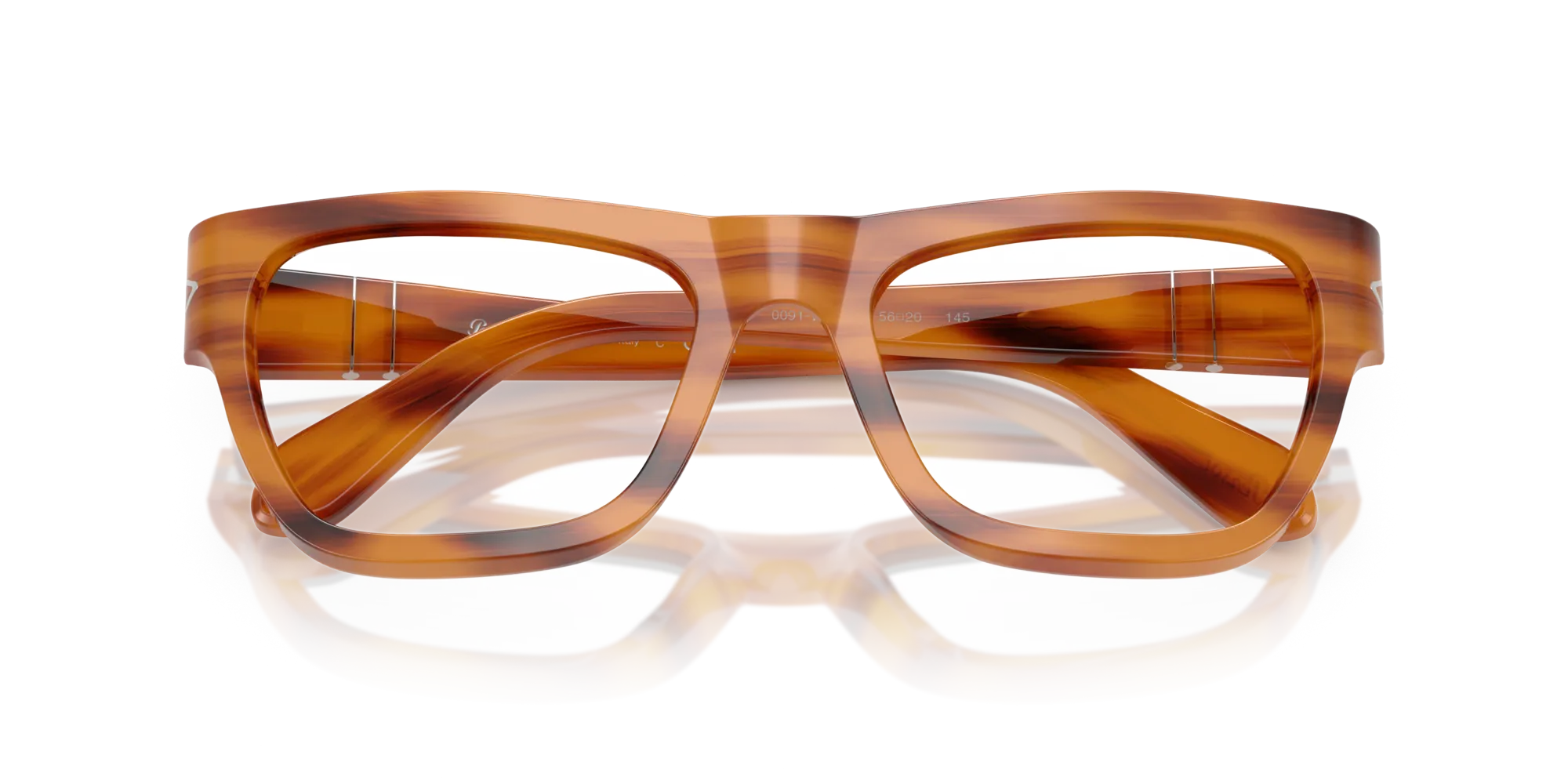 Persol PO0091V 960 Montature da vista Acetato Tartaruga Pillow Normale - immagine 2