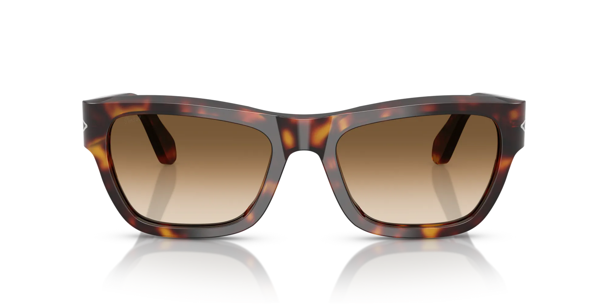 Persol PO0091S 24/51 Occhiali da sole Acetato Tartaruga Marrone Farfalla Normale Sfumato - immagine 3