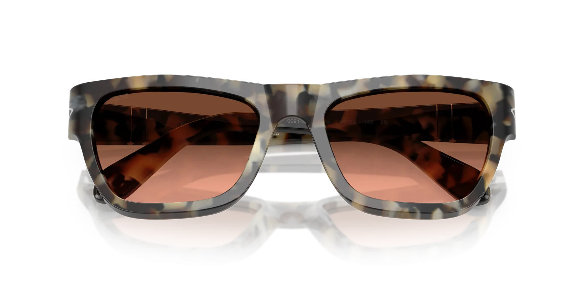 Persol PO0091S 1071A5 Occhiali da sole Acetato Tartaruga Rosa Farfalla Normale Sfumato - immagine 2