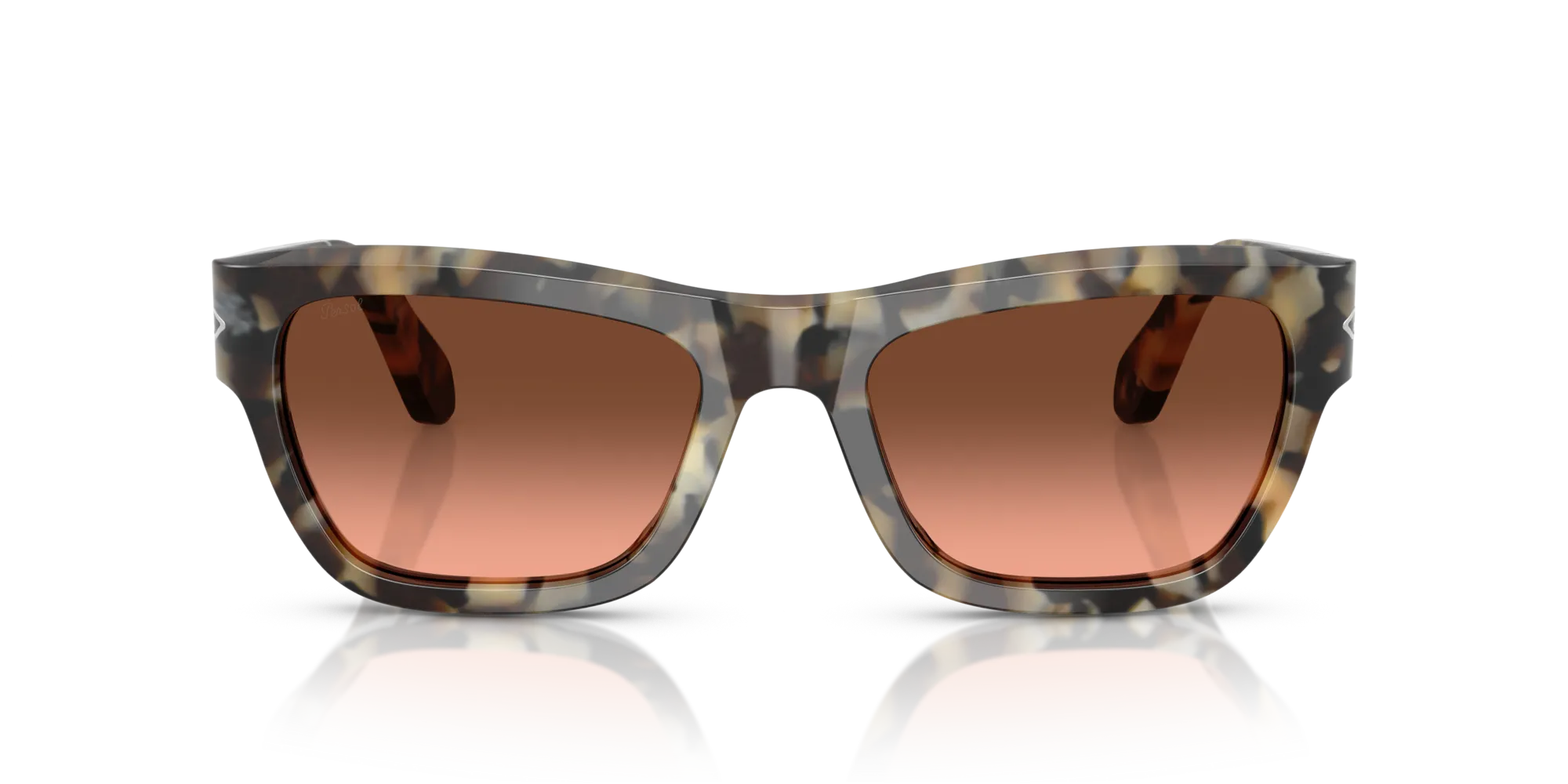 Persol PO0091S 1071A5 Occhiali da sole Acetato Tartaruga Rosa Farfalla Normale Sfumato - immagine 3