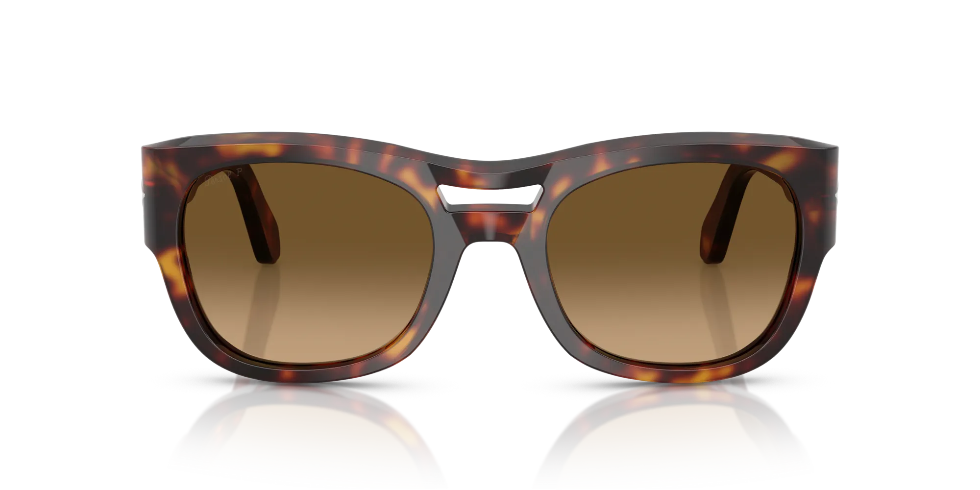 Persol PO0064S 24/M2 Occhiali da sole Acetato Tartaruga Pillow Polarizzata Sfumato - immagine 3