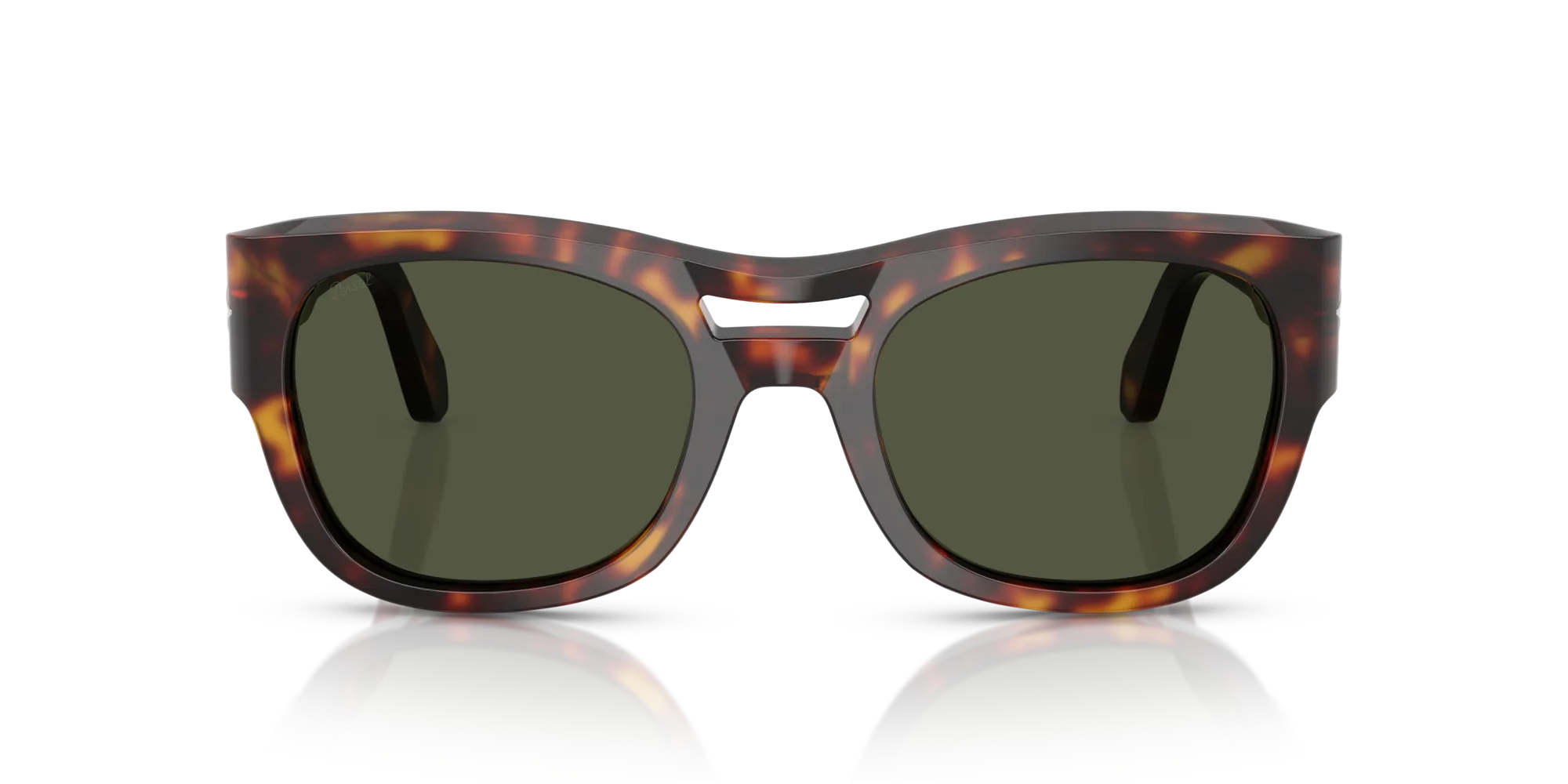 Persol PO0064S 24/31 Occhiali da sole Acetato Tartaruga Verde Pillow Normale - immagine 3