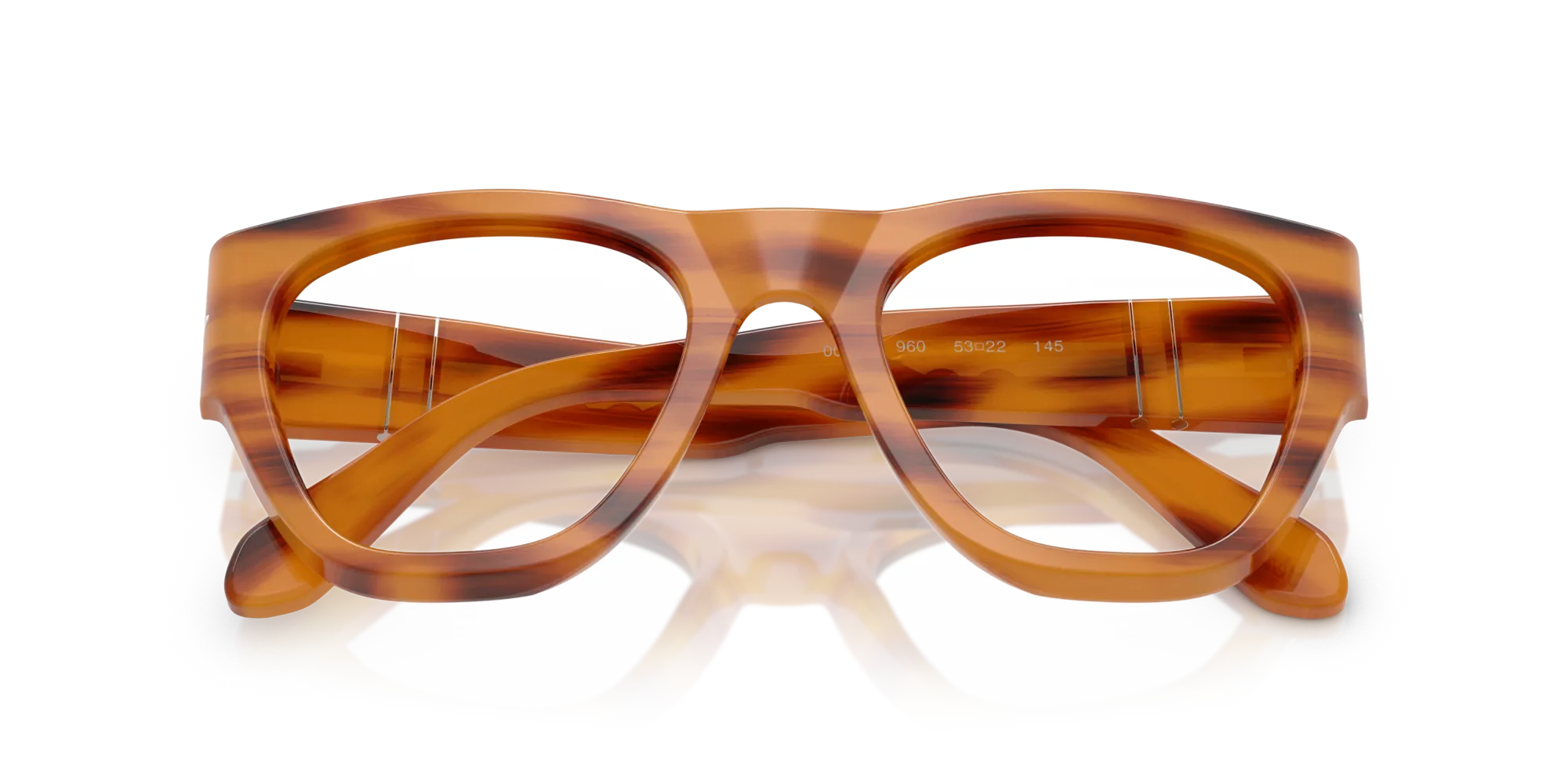 Persol PO0054V 960 Montature da vista Acetato Tartaruga Pillow Normale - immagine 2