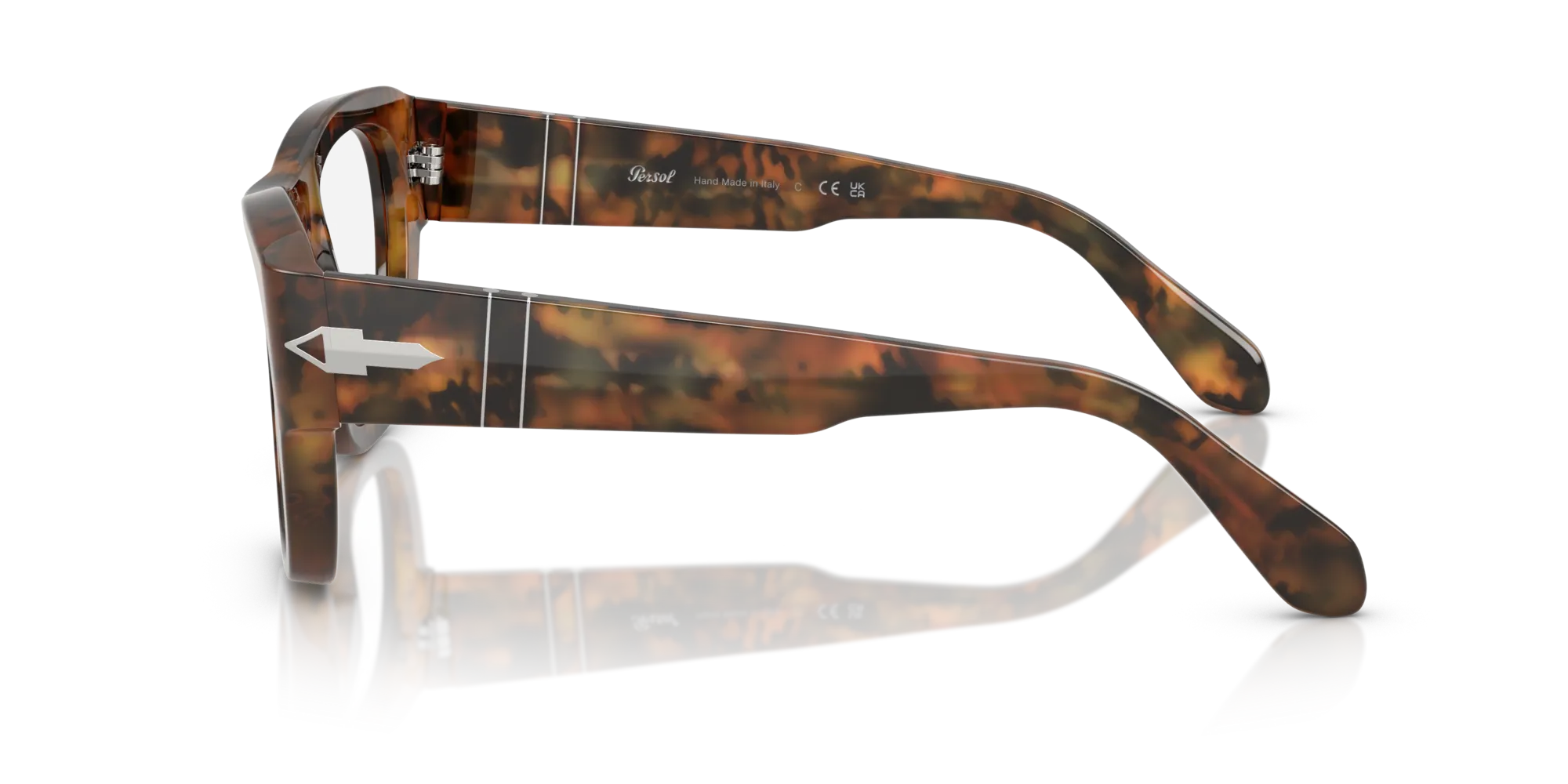Persol PO0054V 108 Montature da vista Acetato Tartaruga Pillow Normale - immagine 4