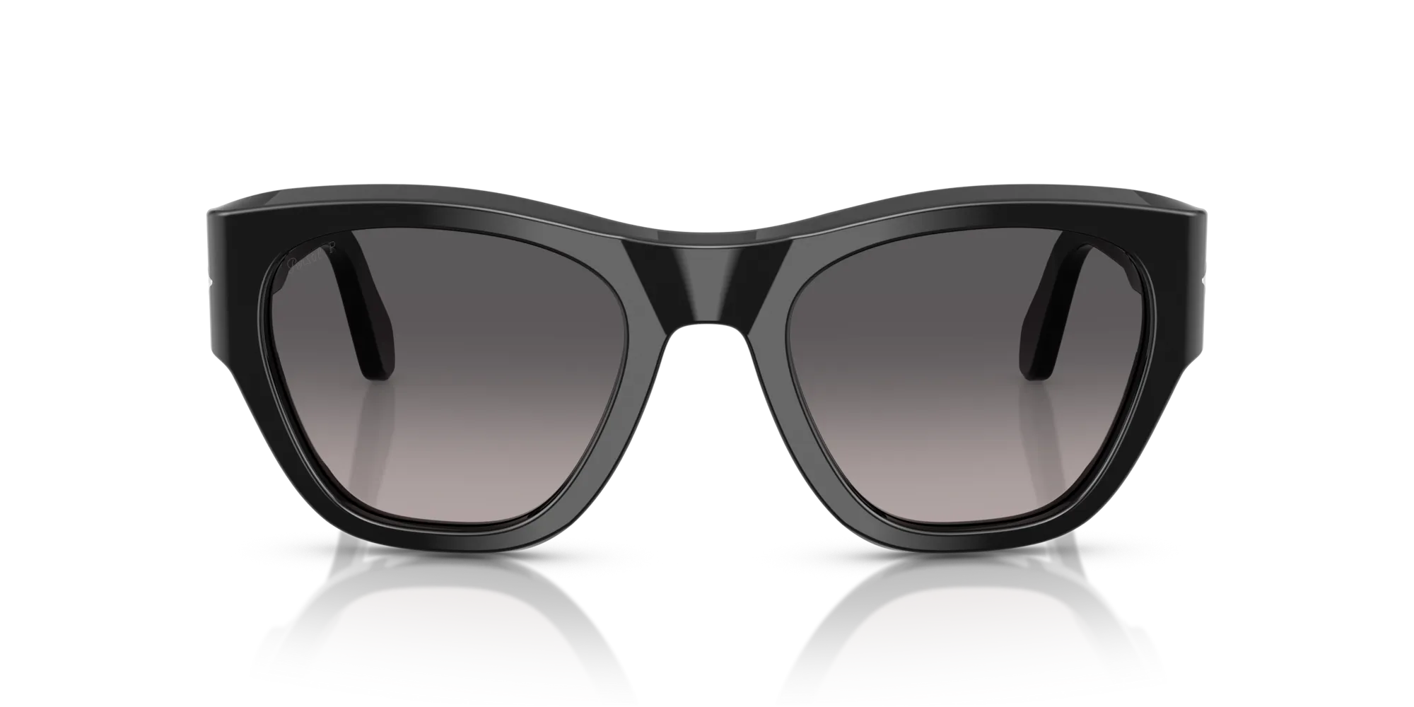 Persol PO0054S 95/M3 Occhiali da sole Acetato Nero Grigio Pillow Polarizzata Sfumato - immagine 3