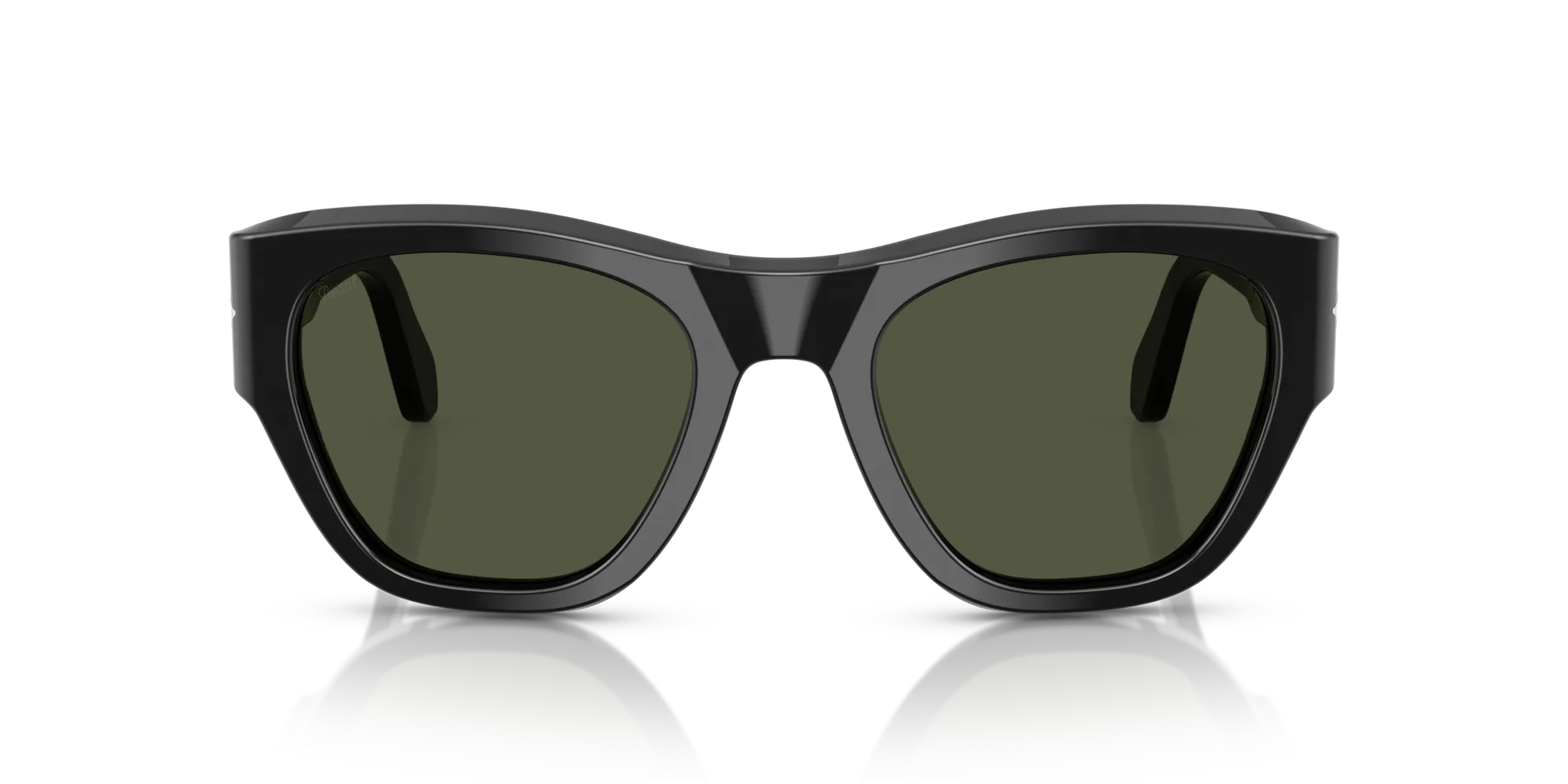 Persol PO0054S 95/31 Occhiali da sole Acetato Nero Verde Pillow Normale - immagine 3