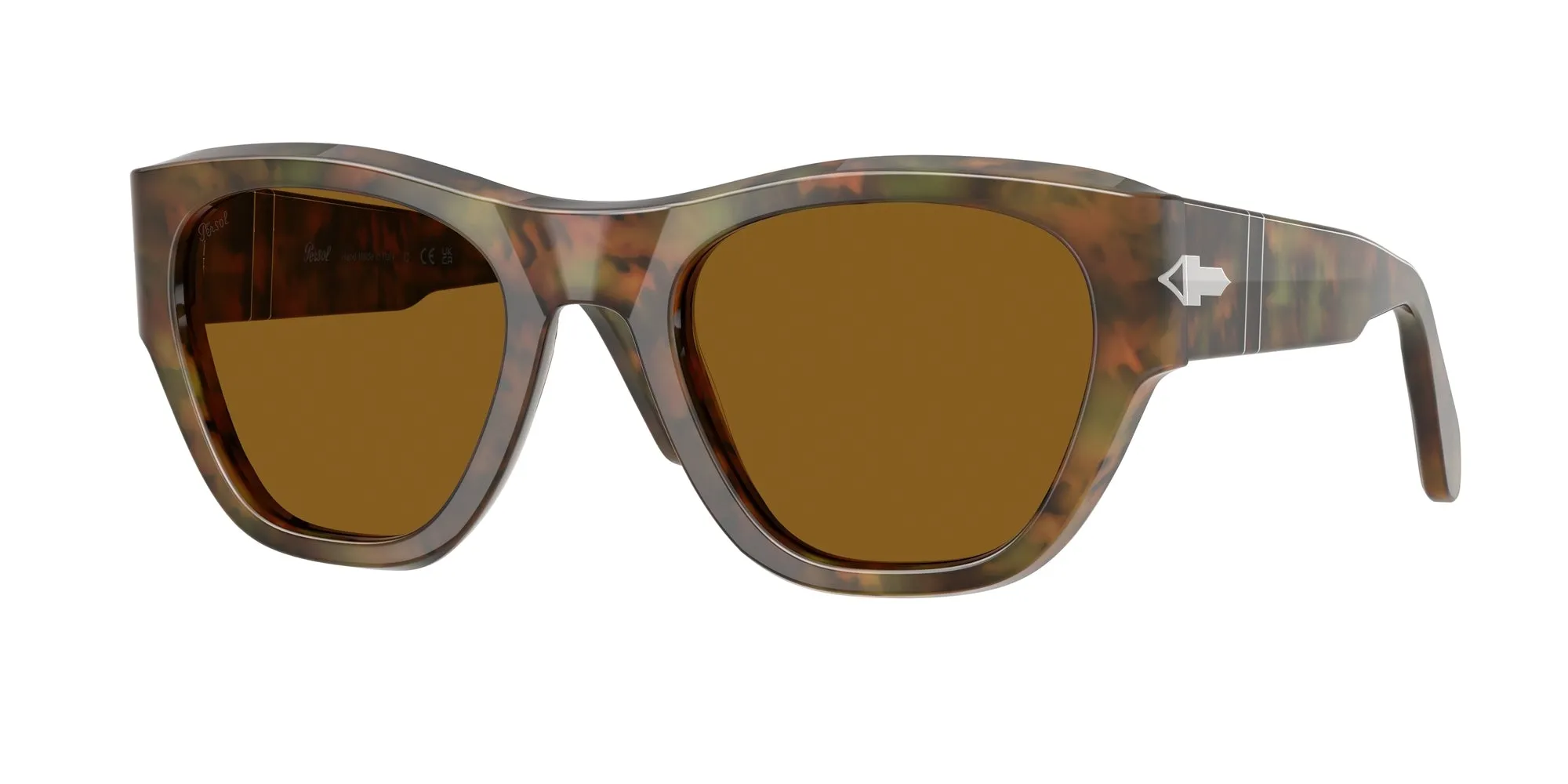 Persol PO0054S 108/33 Occhiali da sole Acetato Tartaruga Marrone Pillow Normale - immagine 1