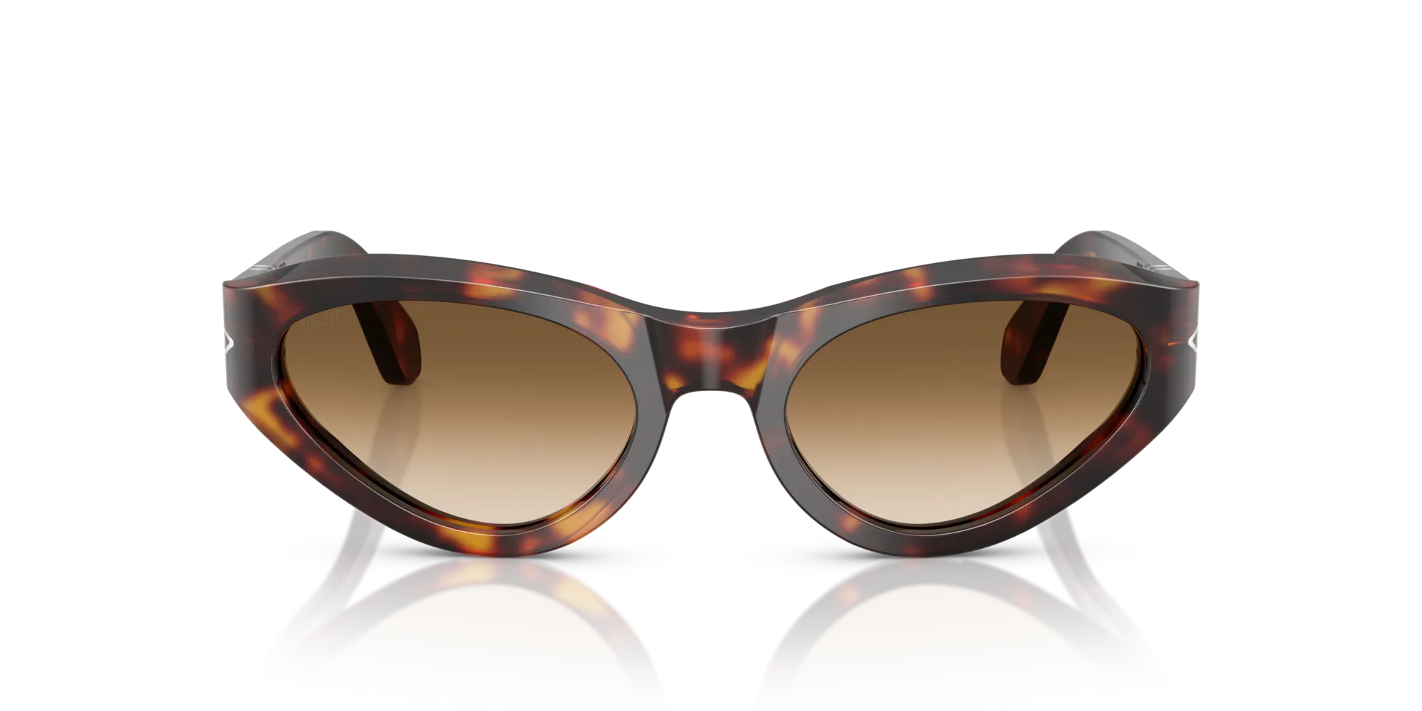 Persol PO0052S 24/51 Occhiali da sole Acetato Tartaruga Marrone Farfalla Normale Sfumato - immagine 3