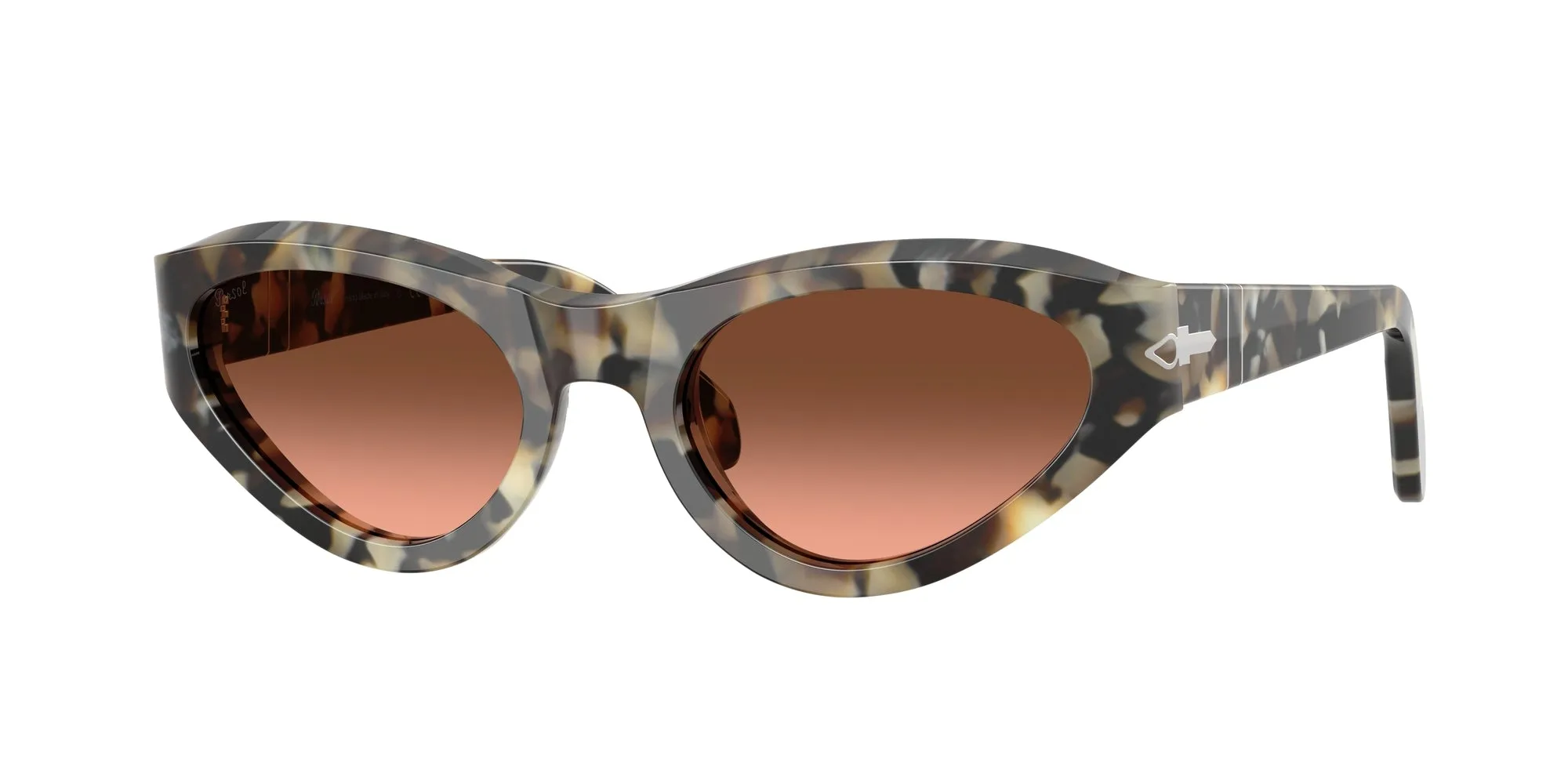 Persol PO0052S 1071A5 Occhiali da sole Acetato Tartaruga Rosa Farfalla Normale Sfumato - immagine 1