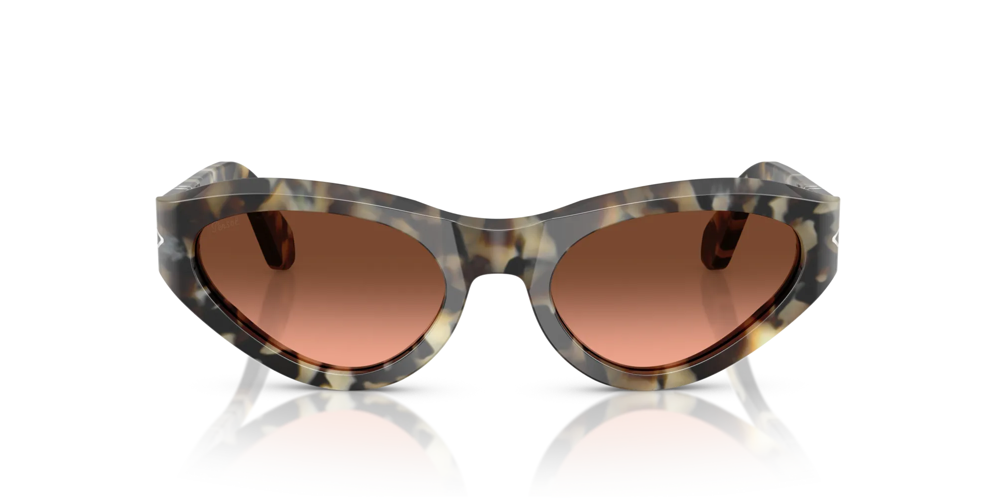 Persol PO0052S 1071A5 Occhiali da sole Acetato Tartaruga Rosa Farfalla Normale Sfumato - immagine 3
