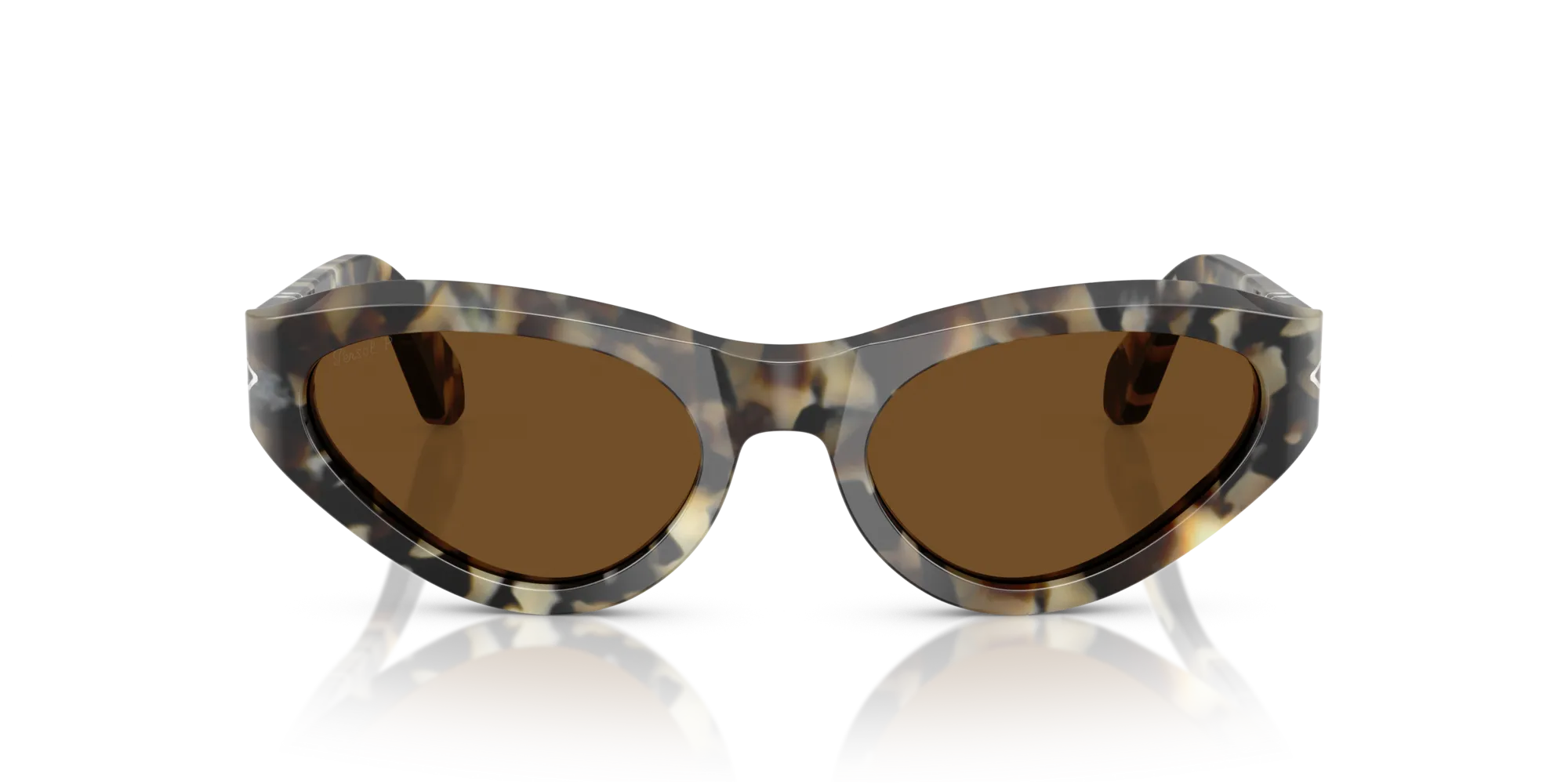 Persol PO0052S 107157 Occhiali da sole Acetato Tartaruga Marrone Farfalla Polarizzata - immagine 3