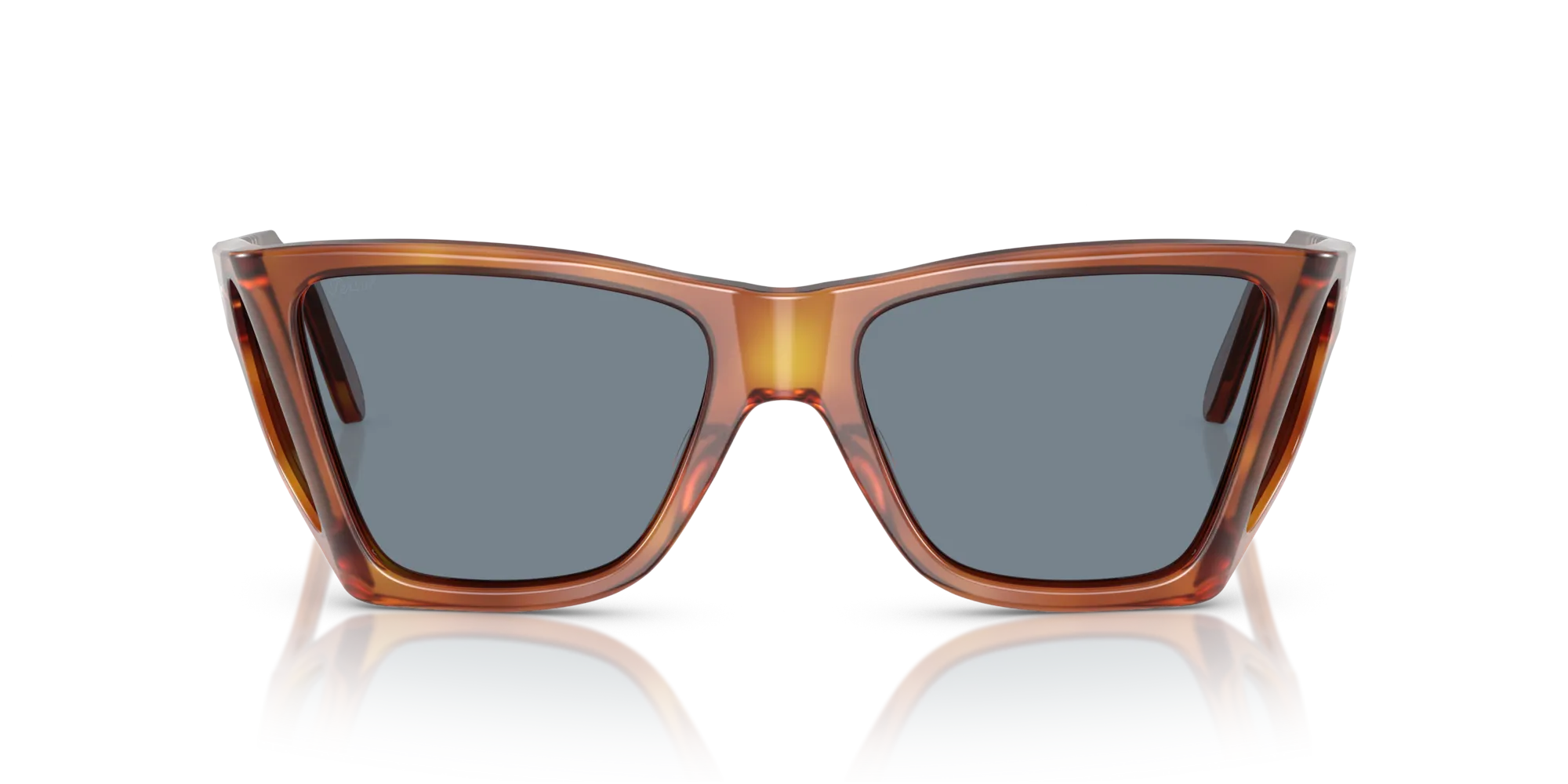 Persol PO0009 96/56 Occhiali da sole Acetato Marrone Blu Squadrata Normale - immagine 3