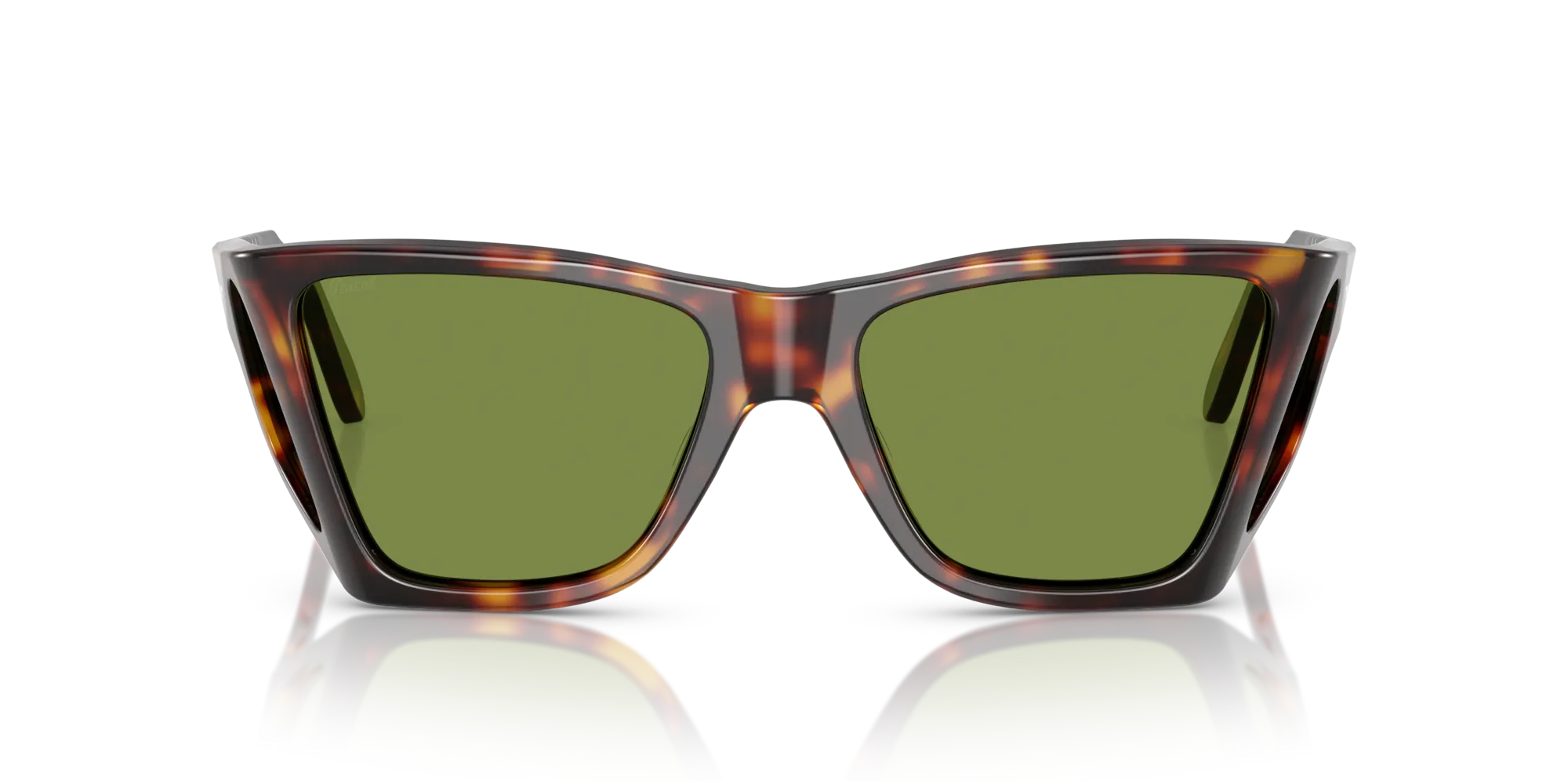 Persol PO0009 24/4E Occhiali da sole Acetato Tartaruga Verde Squadrata Normale - immagine 3