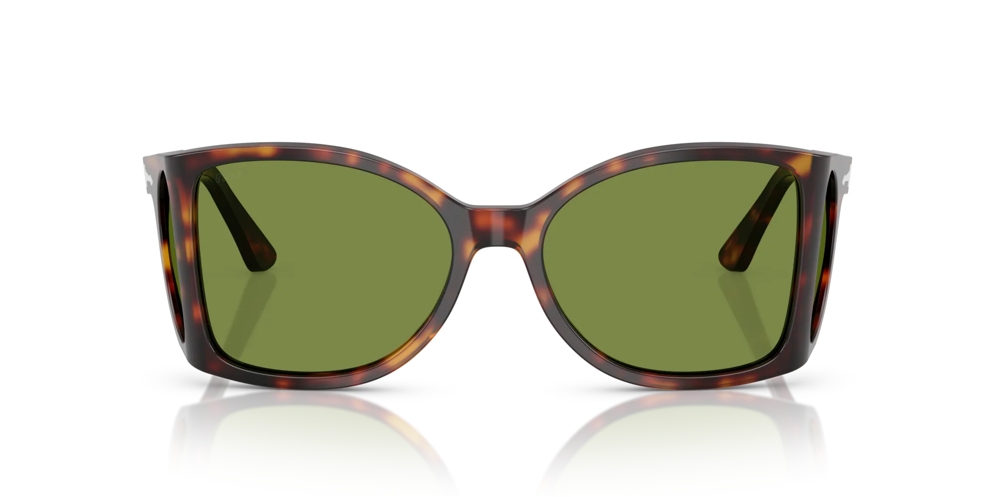 Persol PO0005 24/4E Occhiali da sole Acetato Tartaruga Verde Squadrata Normale - immagine 3