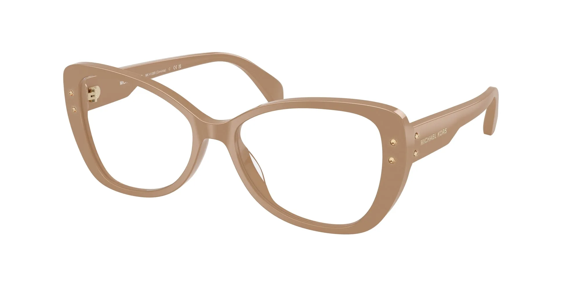 Michael Kors MK4138B CERVINIA 3555 Montature da vista Acetato Marrone Farfalla Normale - immagine 1