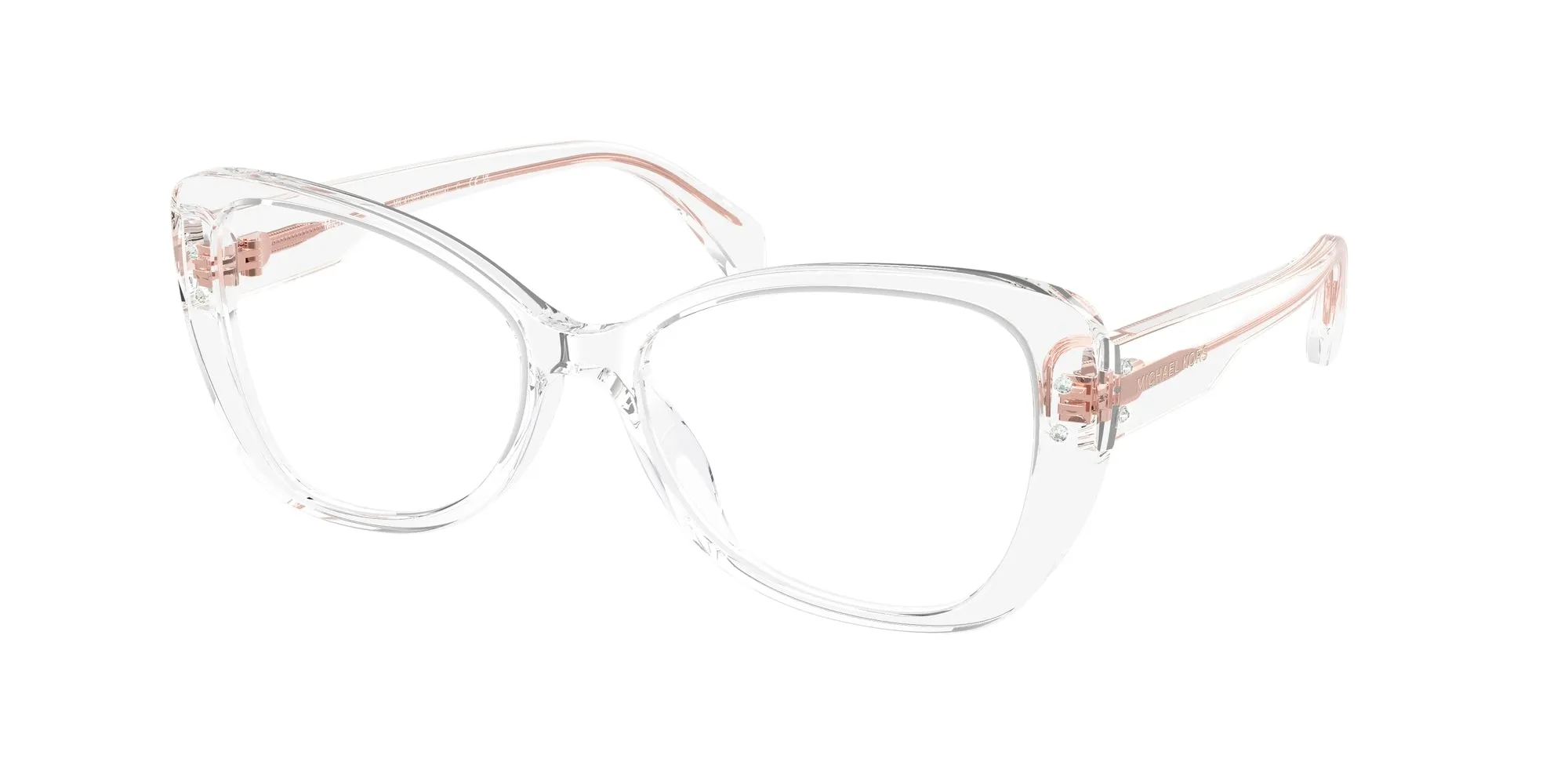 Michael Kors MK4138B CERVINIA 3015 Montature da vista Acetato Trasparente Farfalla Normale - immagine 1