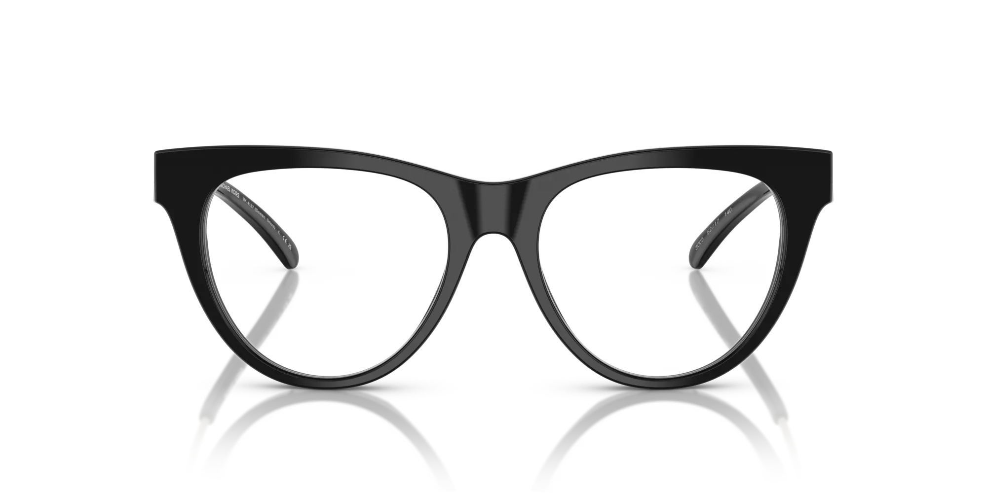 Michael Kors MK4137 OCEAN DRIVE 3005 Montature da vista Acetato Nero Cat Eye Normale - immagine 3