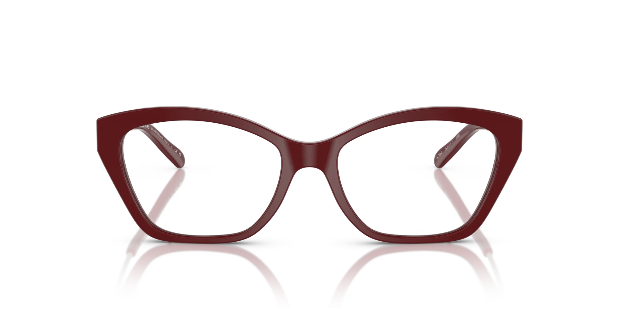 Michael Kors MK4136 MAKENA BEACH 4004 Montature da vista Acetato Rosso Squadrata Normale - immagine 3